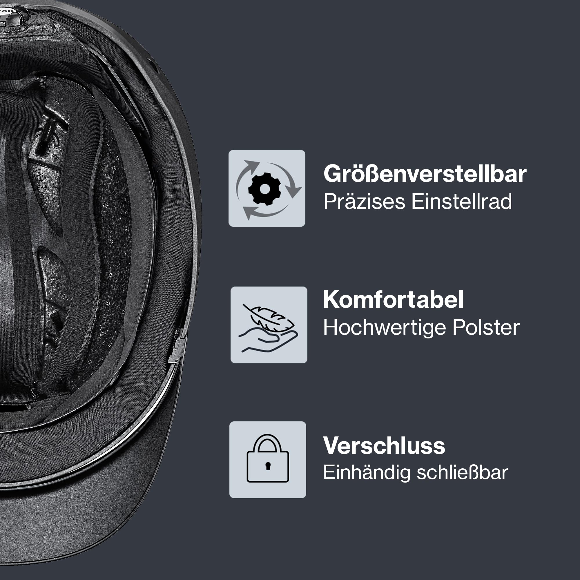 uvex ixxo Active Unisex Reithelm | Leicht, Individuelle Größenanpassung