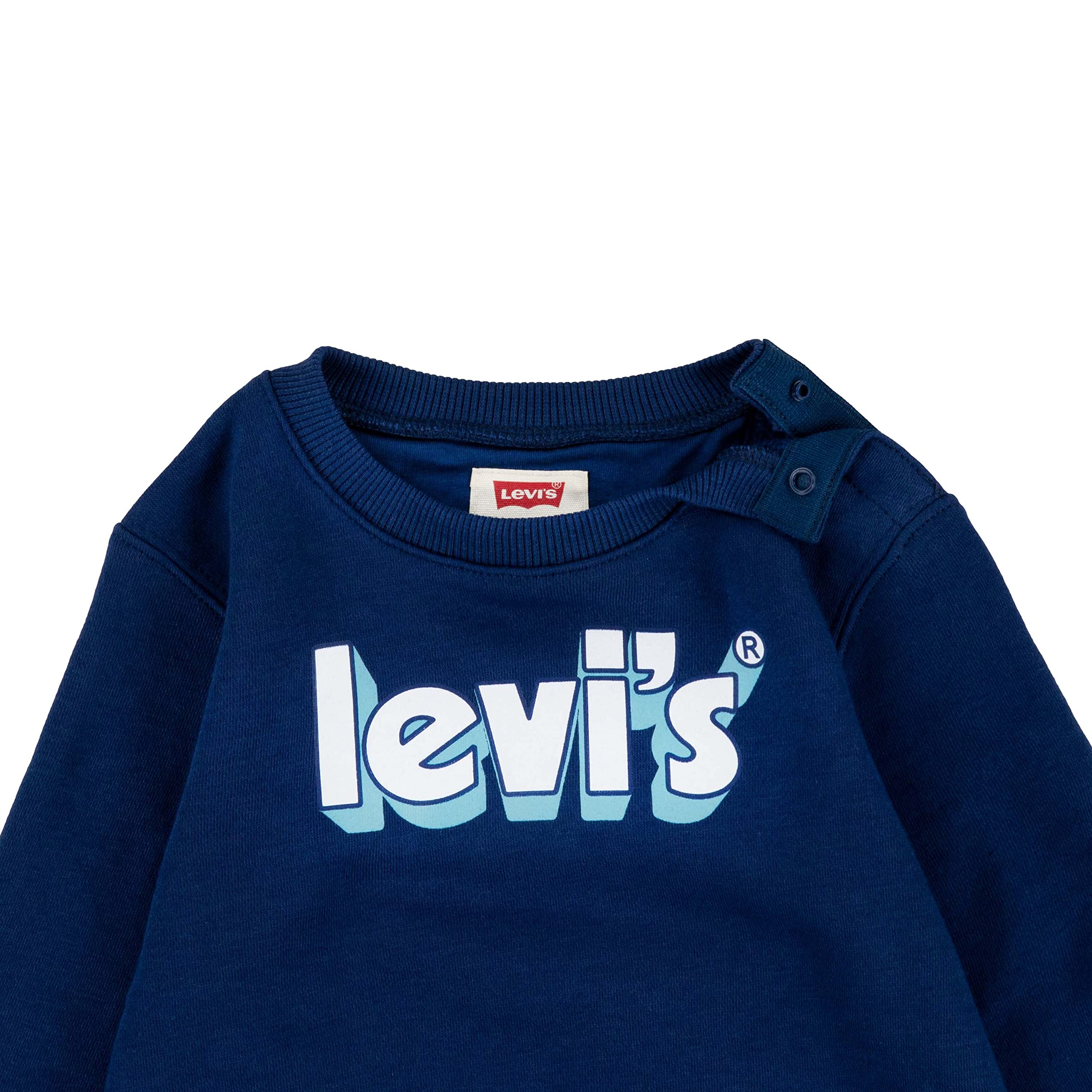 Levi'S Lvb Poster Logo Crewneck Sweat 6ee564 Sudadera Bebé-Niños