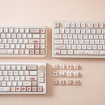 Amazon | YUNZII タピオカ キーキャップセット 154フルキー PBT