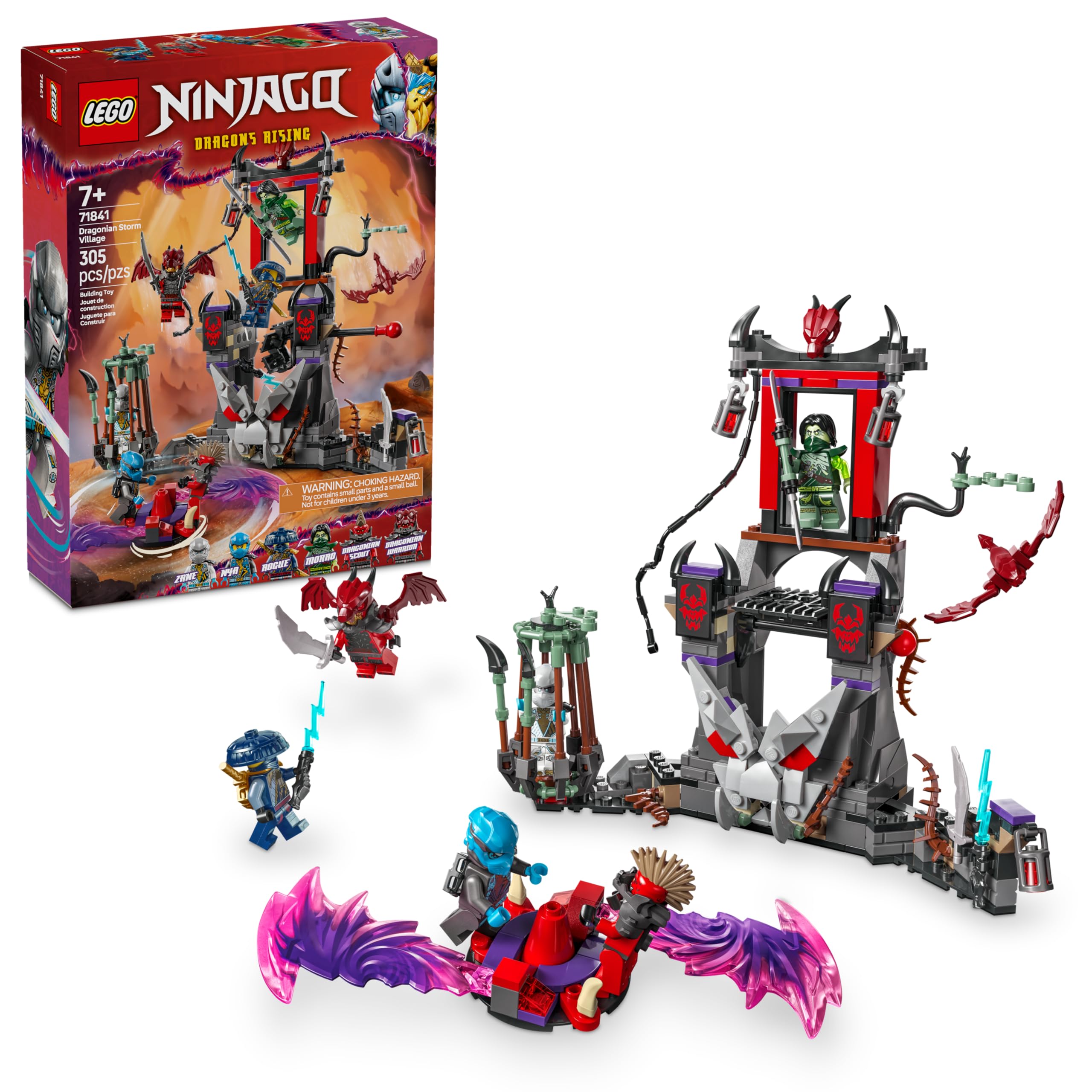 LEGO Ninjago Vila da Tempestade do Dragão 71841 | Amazon.com.br