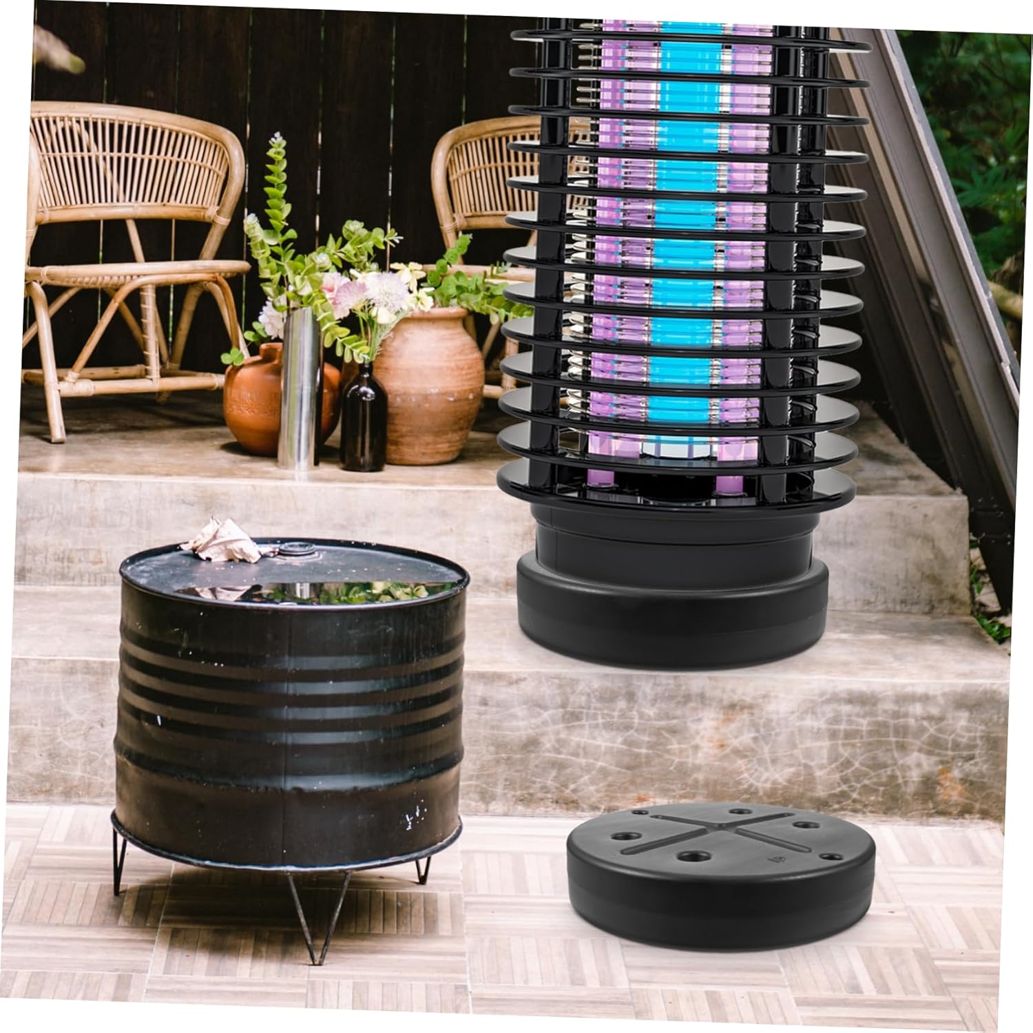 1 Set Movable Base Weight Bladder for Patio Heater Stable Accessory to Prevent Tipping for Outdoor Use and Gatherings Ensures Safety and Comfort