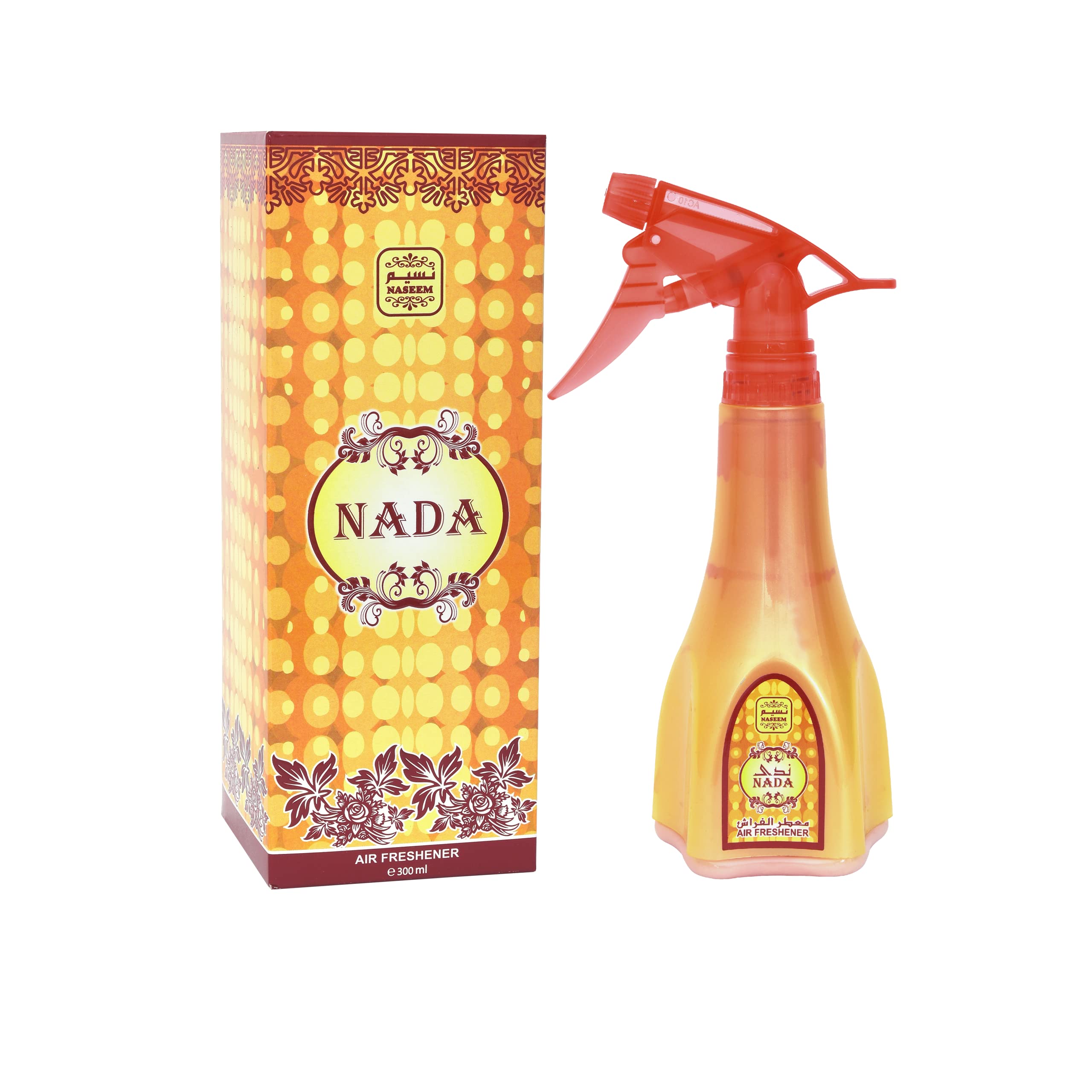 NASEEMNada Air Freshener Spray 300ml - Odor Eliminator & Room Refresher for Home, Office, and Car - Long-Lasting Citrus, Rose, & Sandalwood Fragrance - Fabric & Linen Freshener with Non-Toxic Formula