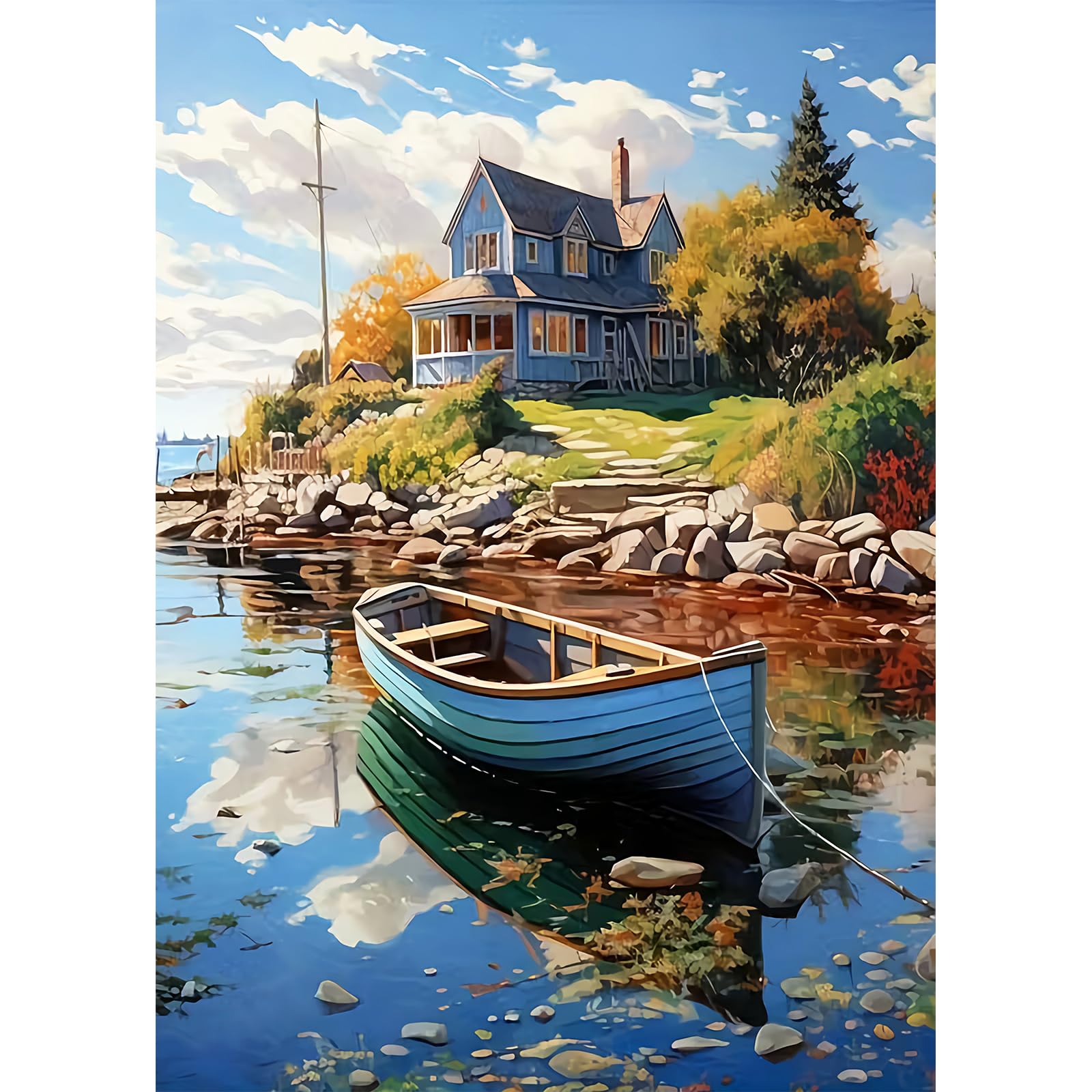 DPIDEA Diamond Painting, Diamant Painting Bilder für Erwachs