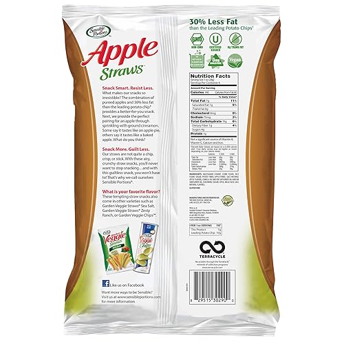 Miniatura 10 de Sensible Portions Pajitas vegetales de jardín sal marina 7 onzas