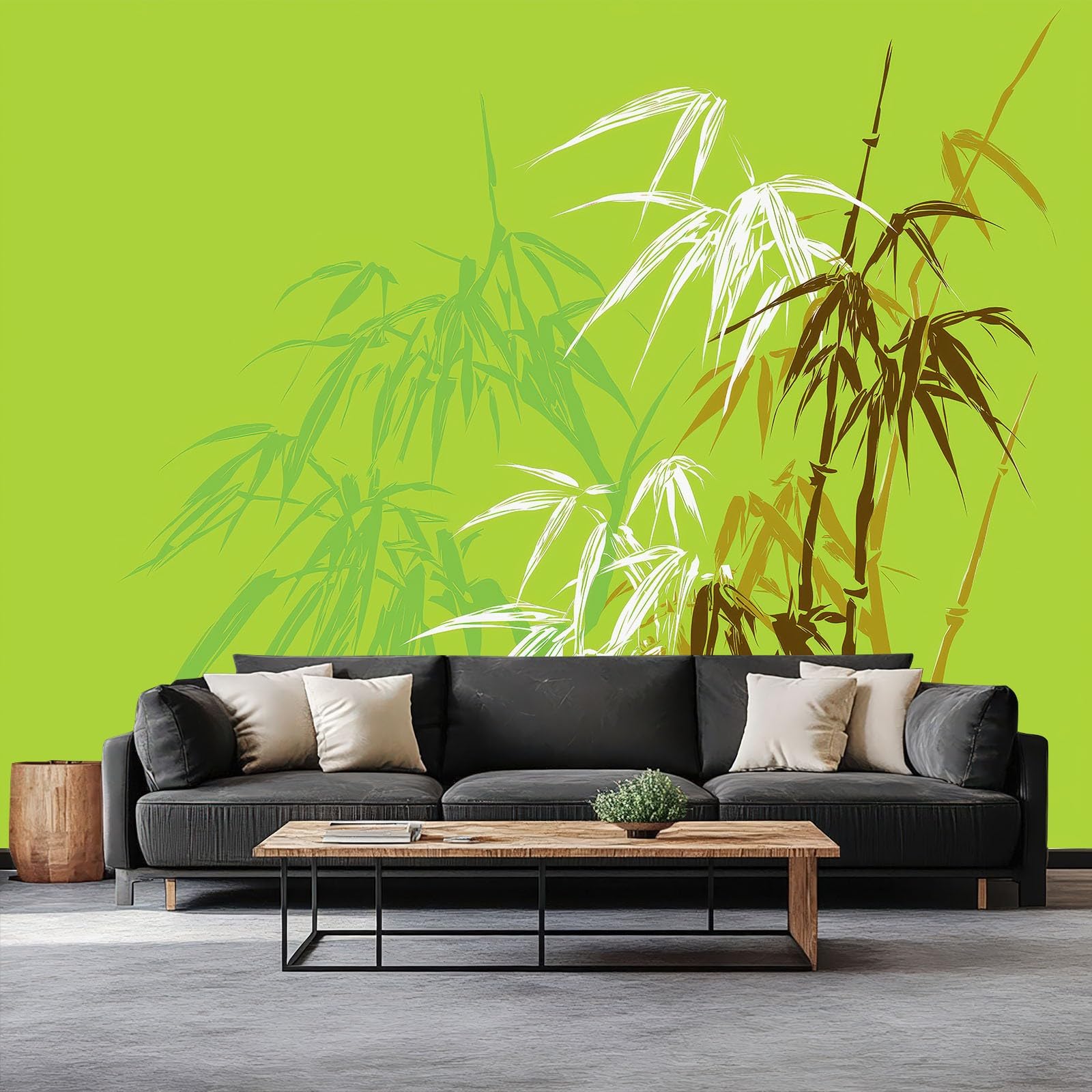 Fototapeta ścienna chińska roślina bambus 250 x 175 cm fototapeta, farba do prania atramentem, malarstwo, włóknina, mural tapeta do salonu, sypialni, pokoju dziecięcego, telewizora, sofa, tło