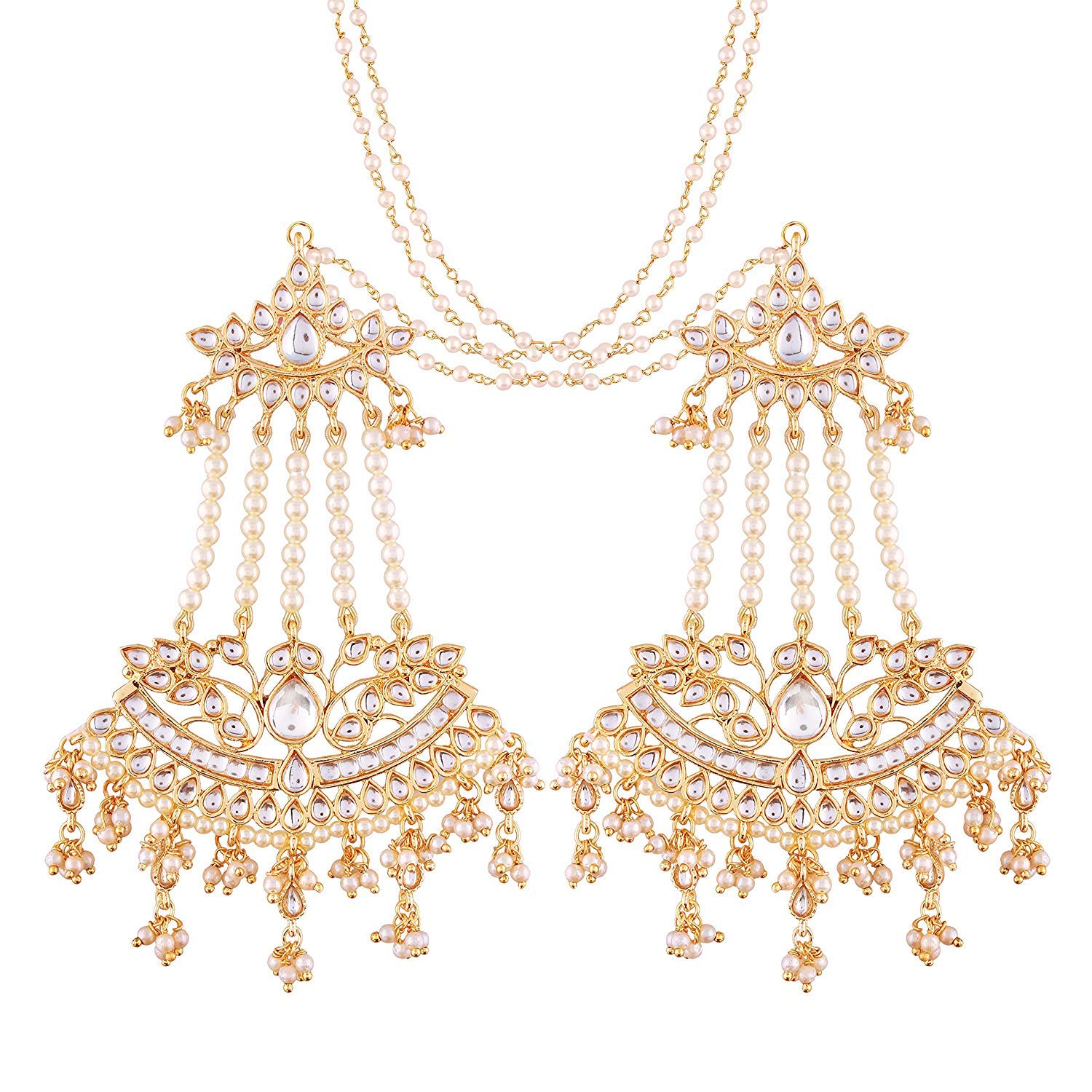 See full amazon price history chart for Peora 18k (750) Traditional Brass and Kundan Drop Earrings for Women & Girls, White Peora 18k (750) Traditional Brass and Kundan Drop Earrings for Women & Girls, White (B07J469D5R) Amazon Price History, Amazon Price Tracker