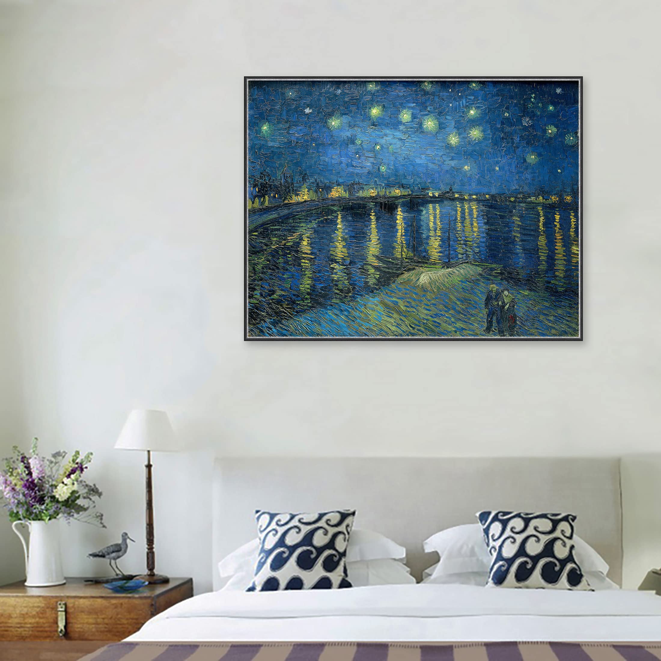 Vincent Van Gogh Ölgemälde Reproduktion Set Von 2 – Wandbilder Auf Leinwand, 16x24 Zoll Pro Panel, Fertig Zum Aufhängen – Wall26