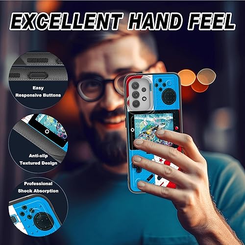 Miniatura 3 de RYUITHDJP Funda para Samsung Galaxy A53 5G de 6.5 pulgadas, diseño de jugadores de juegos para Samsung Galaxy A53 5G, funda resistente de doble capa