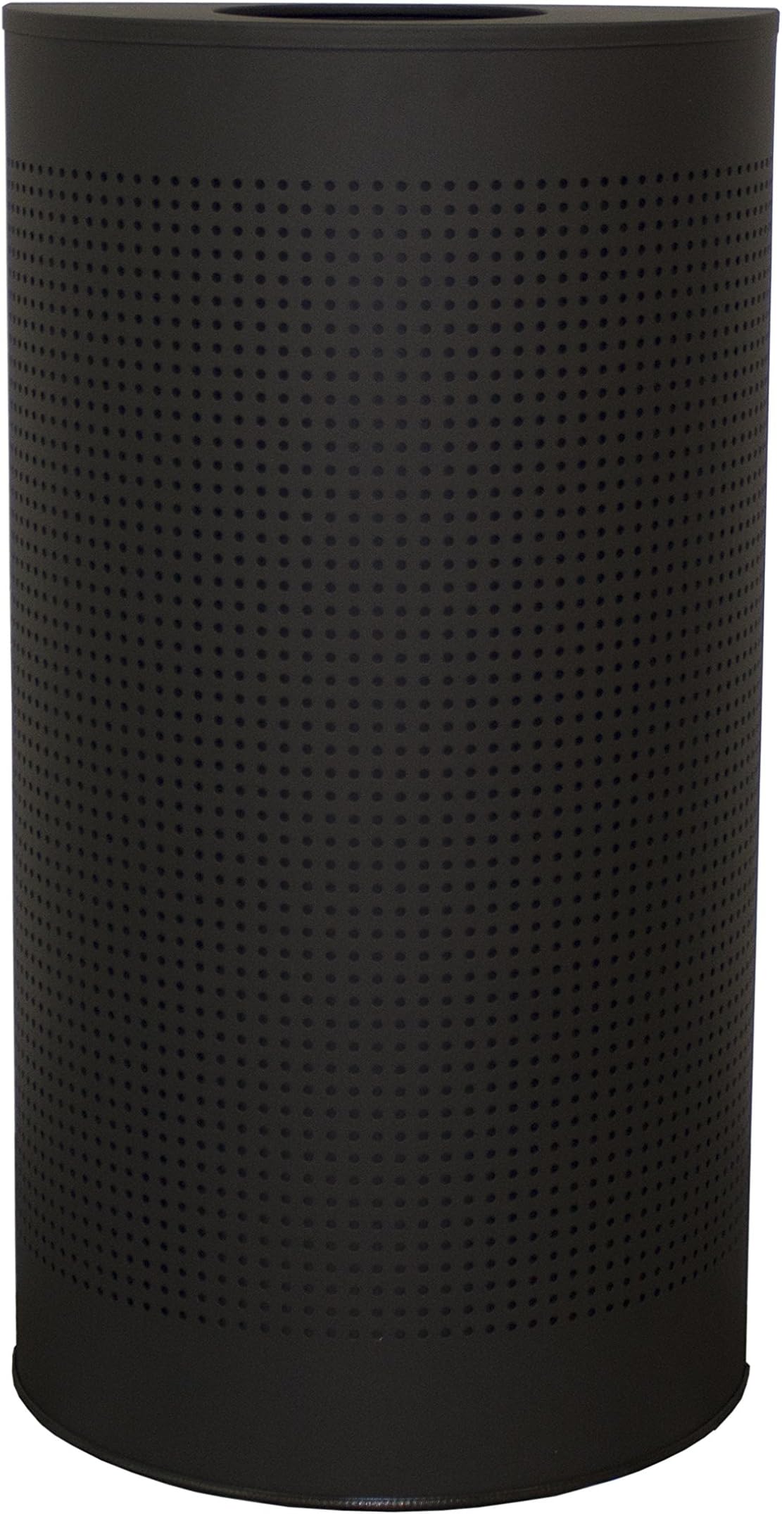 Witt Industries CLHR12-BK Celestial Half Round, 32" Height, 9" Width, 12 gal Capacity, Black