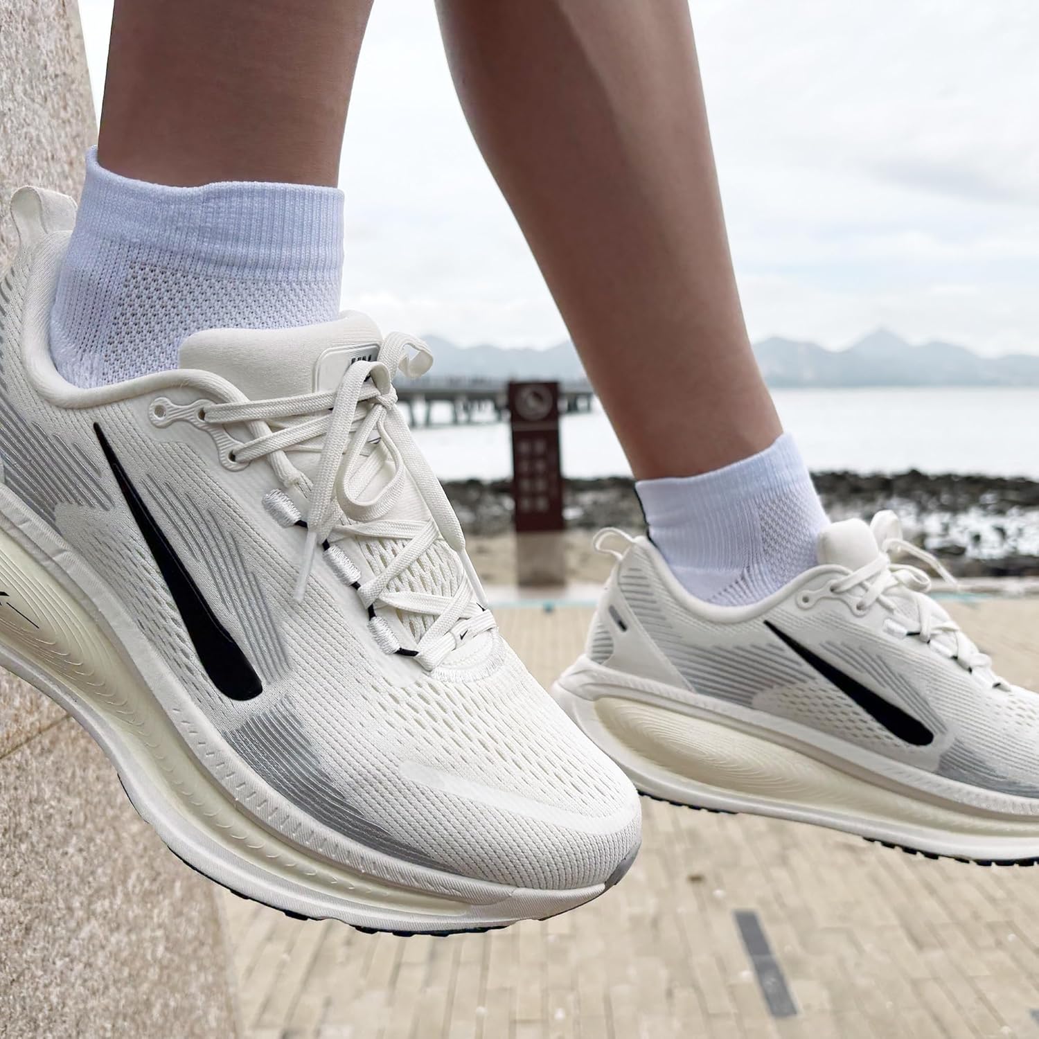 Ankle Socks Athletic Running Low Cut Cushioned Anti-Blister Tab Sports Socks for Men Women 6 Pairs - Image 7