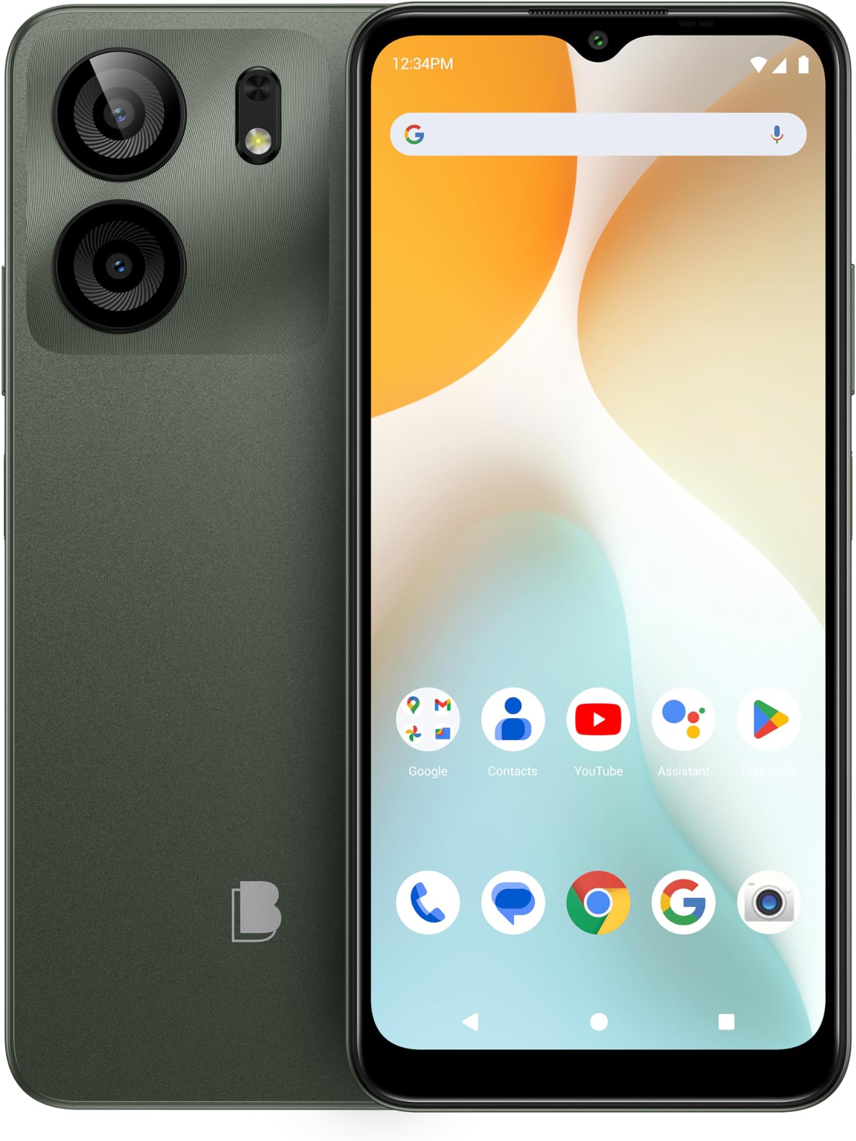 F5| 5G | 2024 | All-Day Battery | Unlocked | 6.6” HD+ Display | 128GB | Dual 50MP | US Version | Green