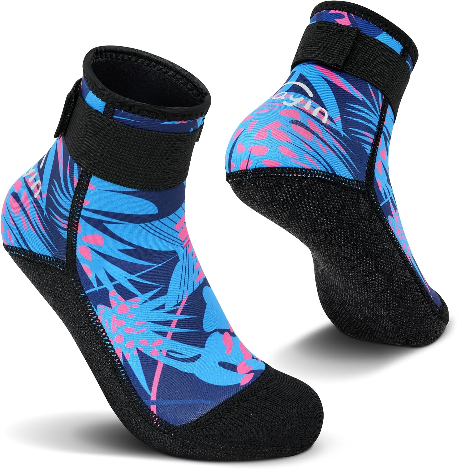Neoprene Socks, 3mm Wetsuit Socks for Women Men, Anti-Slip Thermal Swimming Socks Diving Socks for Snorkeling, SUP, Kayaking - Purple M