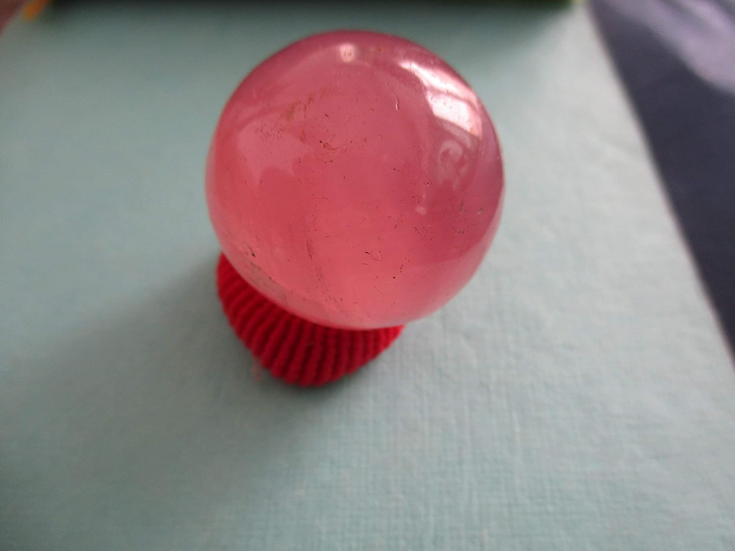 Ball Rose Quartz /Reiki Infused / Tantra Healing / crystal