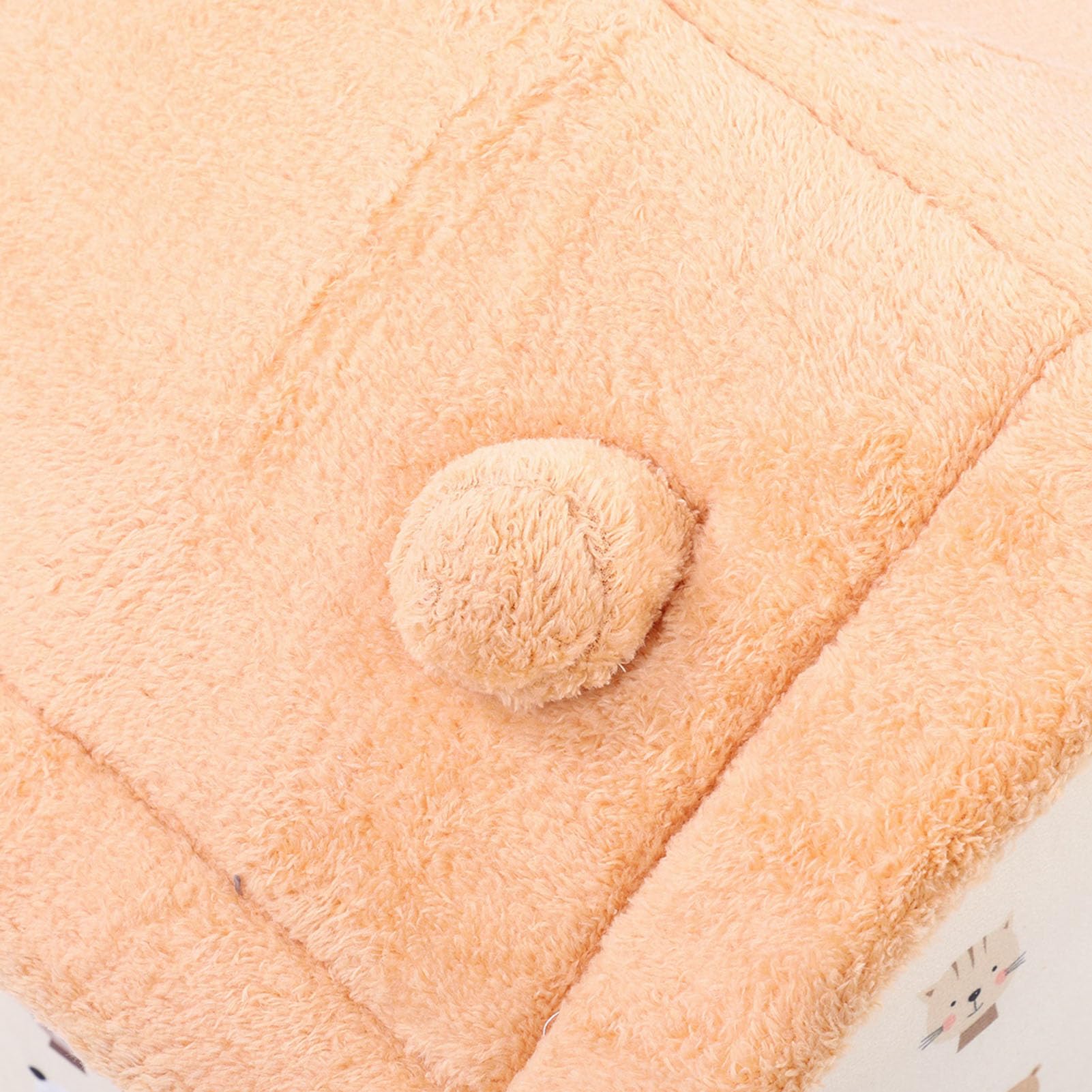 FILFEEL Accogliente Cuccia per Gatti Chiusa con Imbottitura in Peluche Staccabile - Cuccia per Animali Ventilata Invernale Ed Estiva per Gatti e Cani di Piccola Taglia da 2,5 a 7,5 Kg - per in