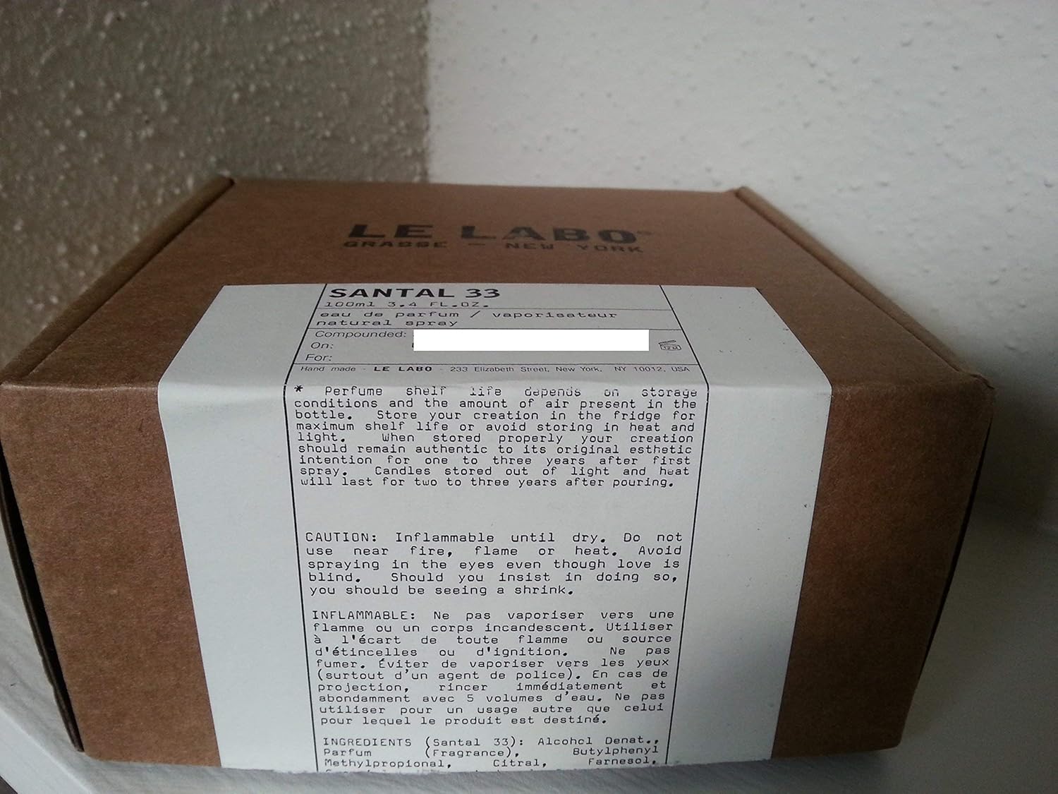 Santal No 33 by Le Labo for Unisex - 3.4 oz EDP Spray