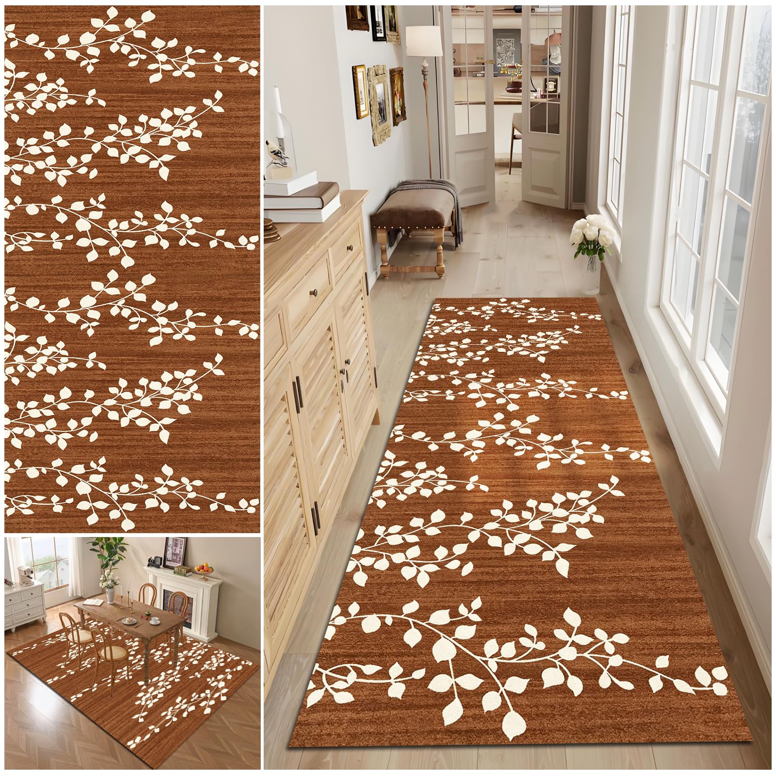 Dywan kuchenny przed zlewem antypoślizgowy dywanik do wnętrz 110 x 300 cm