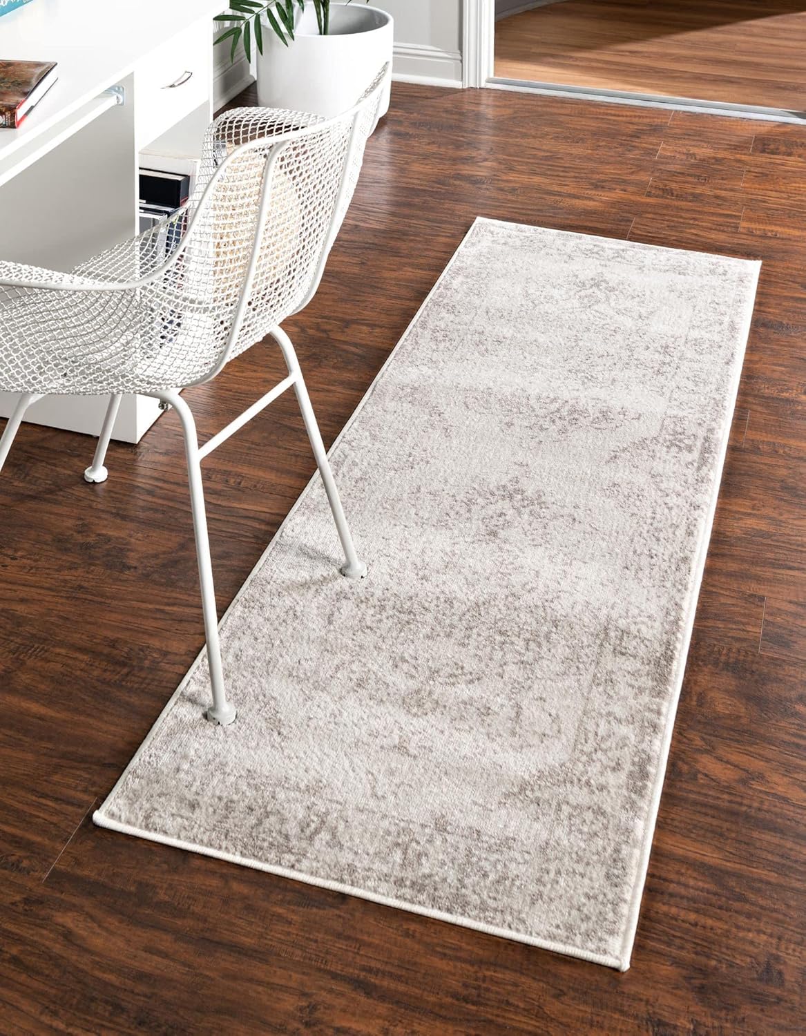 Oxford Collection Rug 2' x 5' 3 Runner Ivory Low
