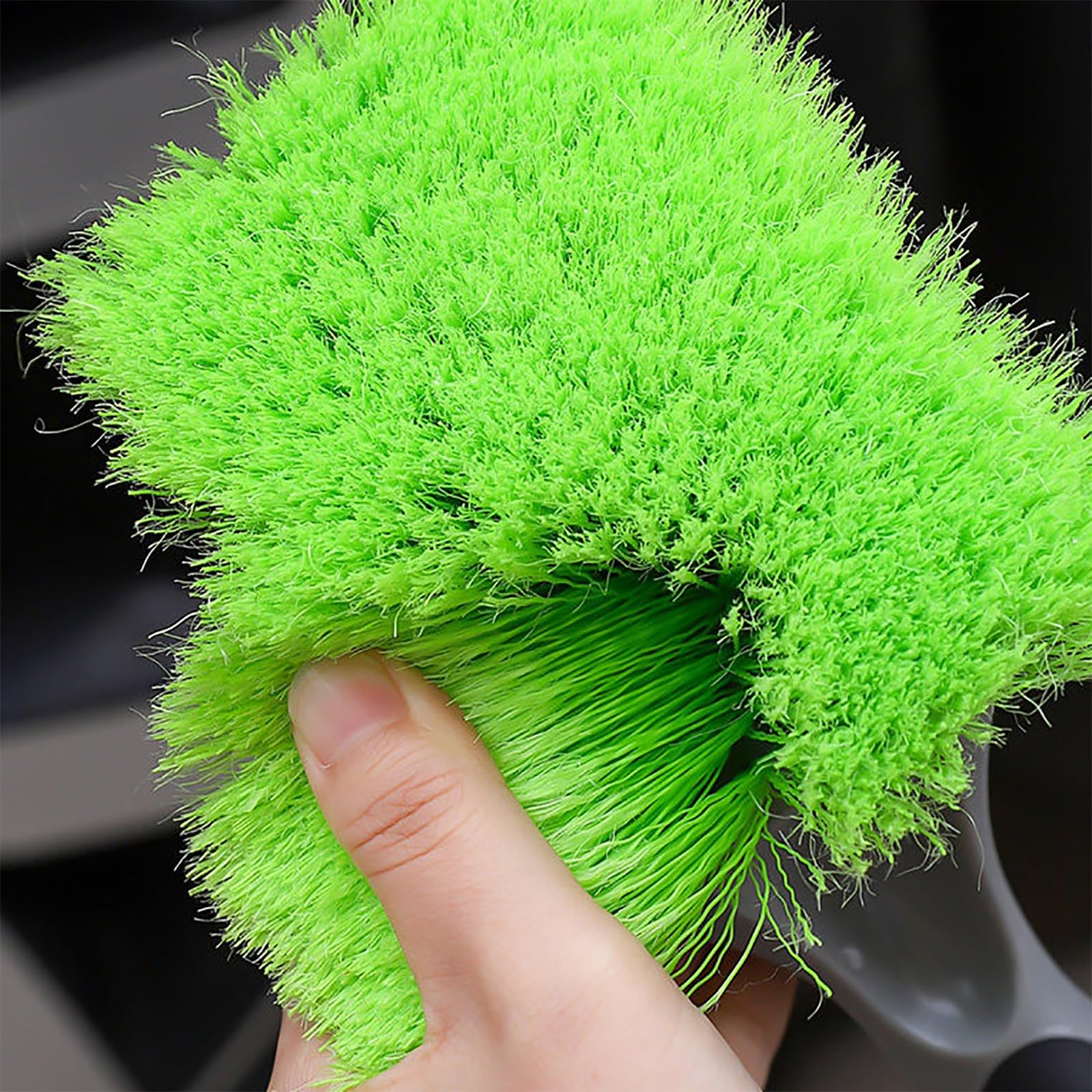 Felgenreiniger Bürste, Autoreifenbürste, Kratzfrei und Langlebig, Komfortabler Griff, Geeignet für Diverse Fahrzeugaufbereitungs- und Pflegearbeiten(2pcs)