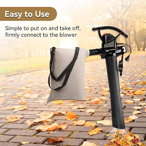 Miniatura 6 de 127-7040 - Soplador de hojas compatible con Toro 51574 51592 51593 51602 51609 51581 51558 - Bolsa de metal para aspiradora con cremallera inferior