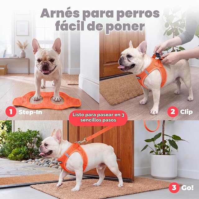 Foto 3 de 8 de Voyager Step-in Air - Arnés para Perro, Malla para Todo Tipo de Clima, Reflectante, sin tirones para Perros…