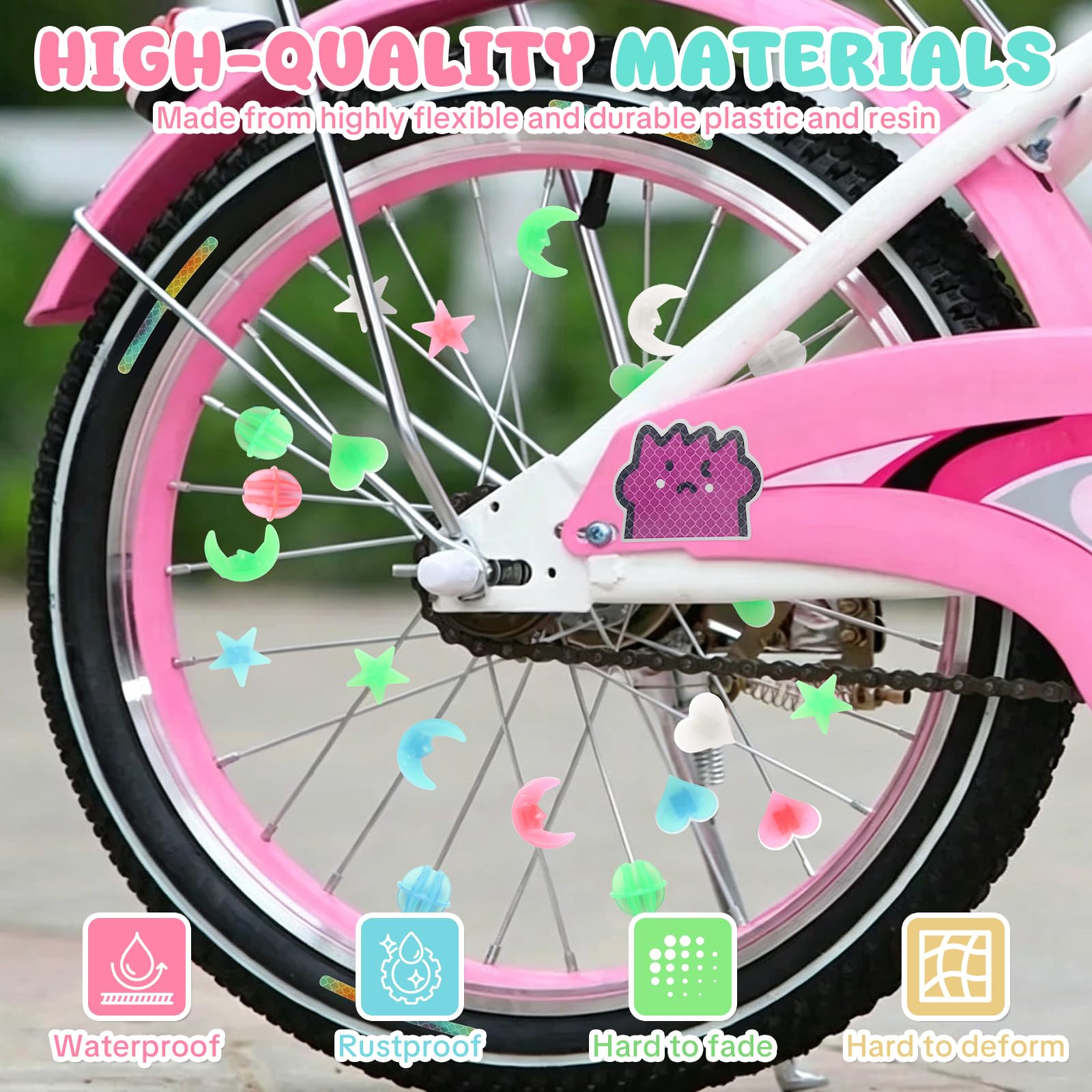 speichenperlen kinderfahrrad FcaecY 144 Stück Fahrrad Perlen Speichen Kinder, Reflektierende Speichenklicker, Bunte Fahrradspeichen Reflektoren für Straßenfahrräder Kinderfahrräder mit Reflektierendem Aufkleber Sport & Freizeit Manufacturer:BUL Armory Zubehör Bekleidung Arabian Goggles (look up