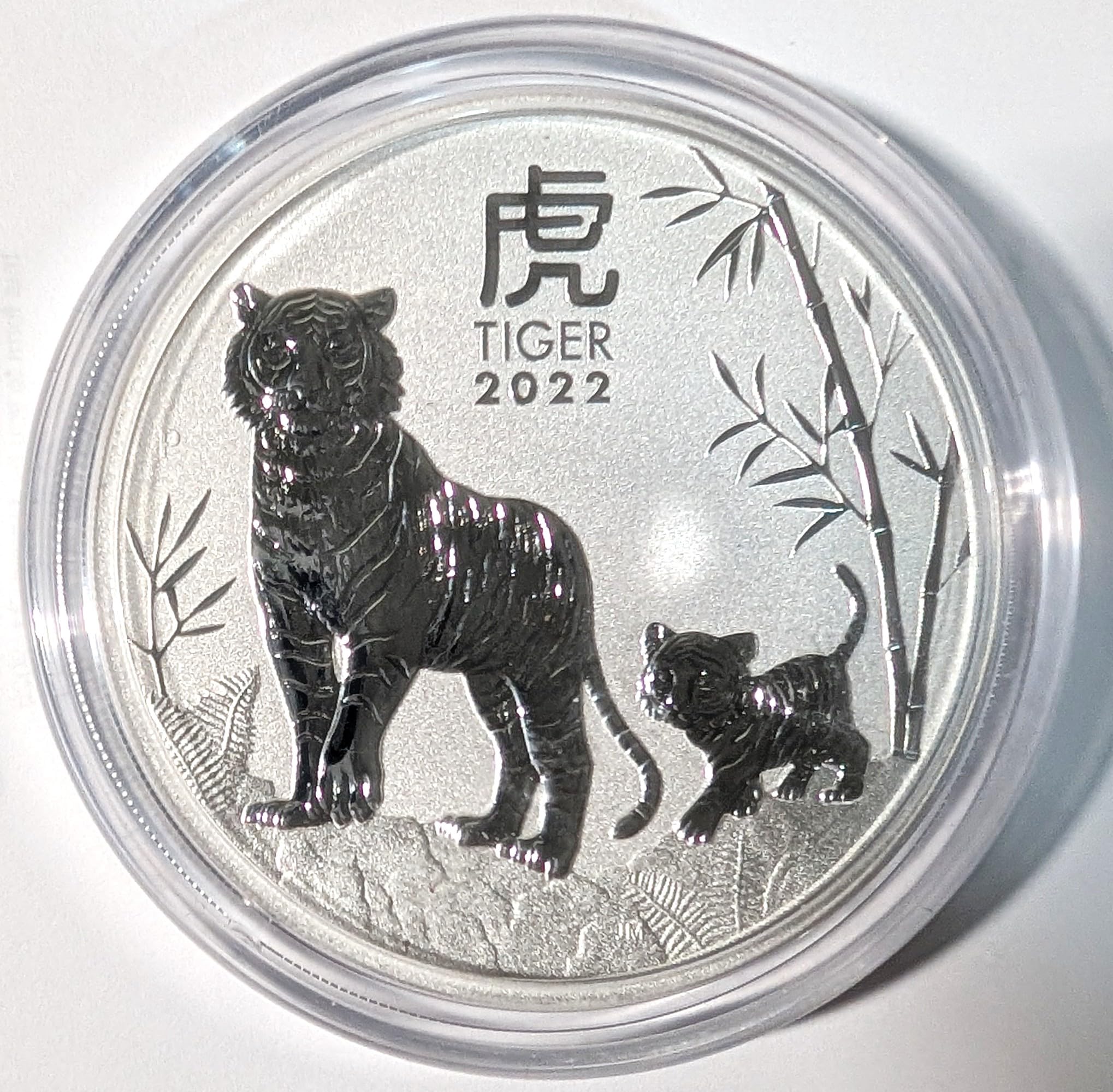 2022 5 oz Year of the Tiger Silver Coin - Perth Mint Lunar Series III