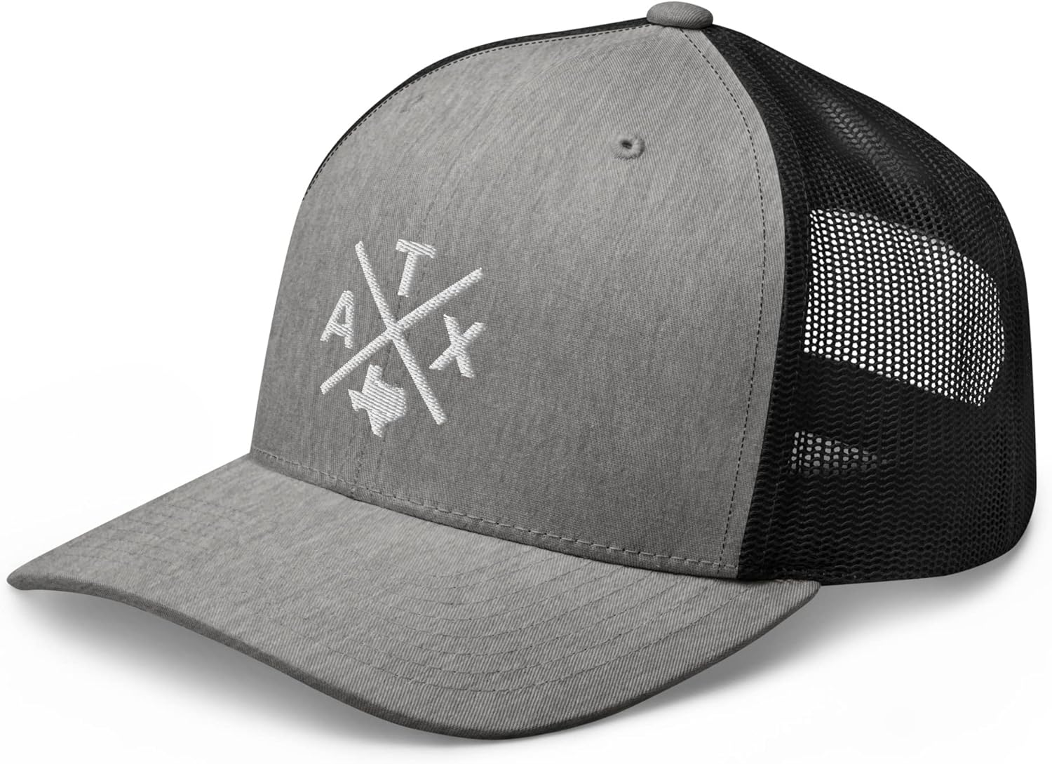 Retro Austin Trucker Hat Mesh ATX Cross Trucker Cap