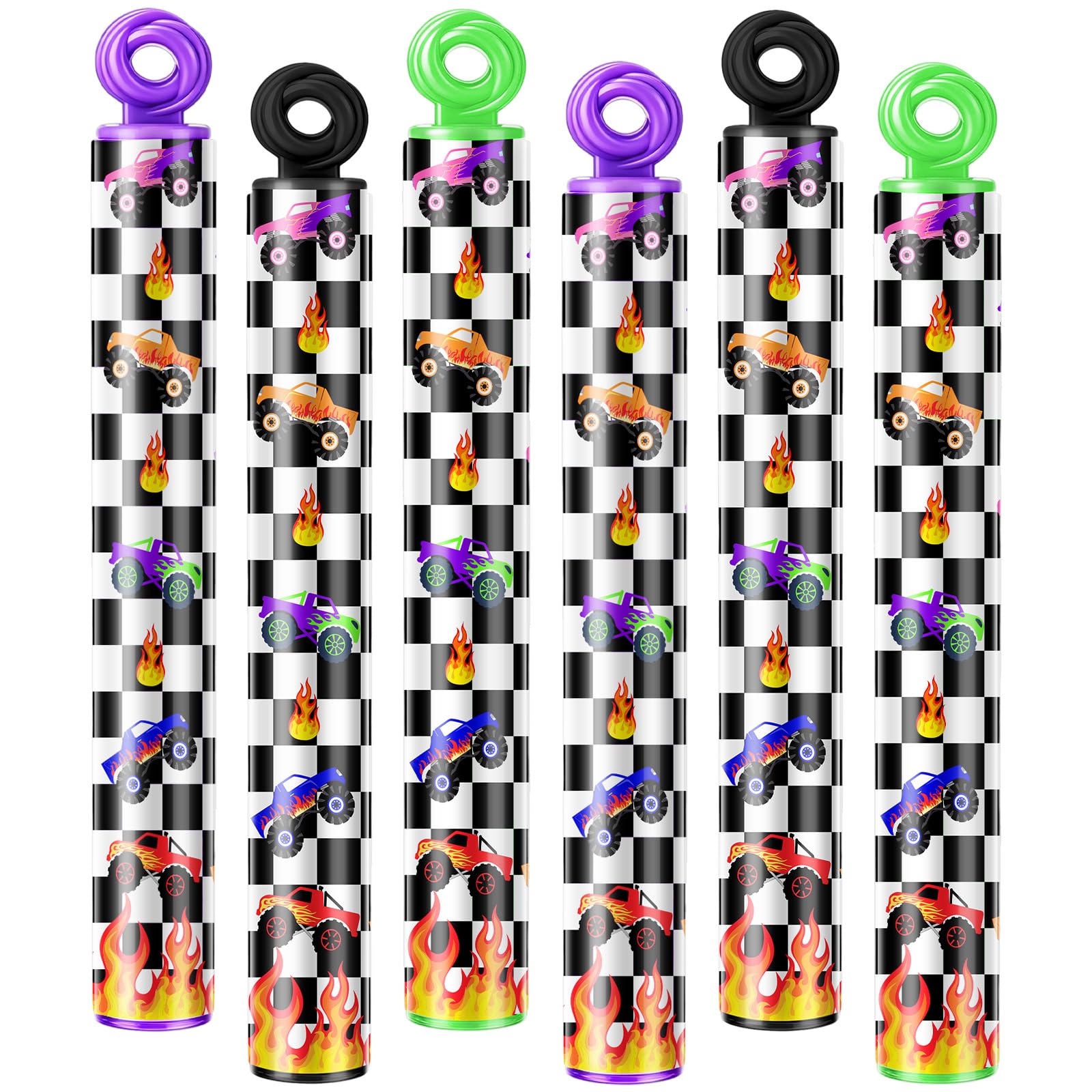 Rotatingpals 32 Pcs Monster Truck Bubble Wands Monster Truck Party Favors