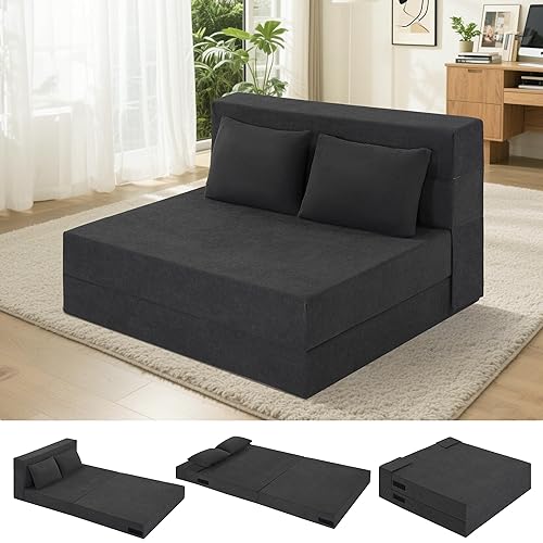 Folding Sofa Bed, 4 in 1 Convertible Sleeper Sofa Bed