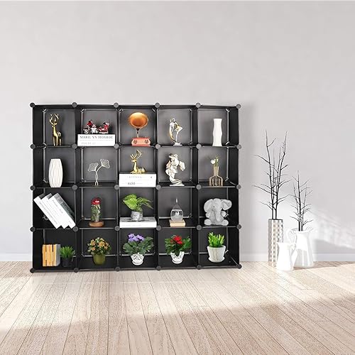 Miniatura 44 de TUMUCUTE - Organizador de armario, organizadores y almacenaje con 12 cubos, estantería de rejilla metálica, organizadores de juguetes y contenedores