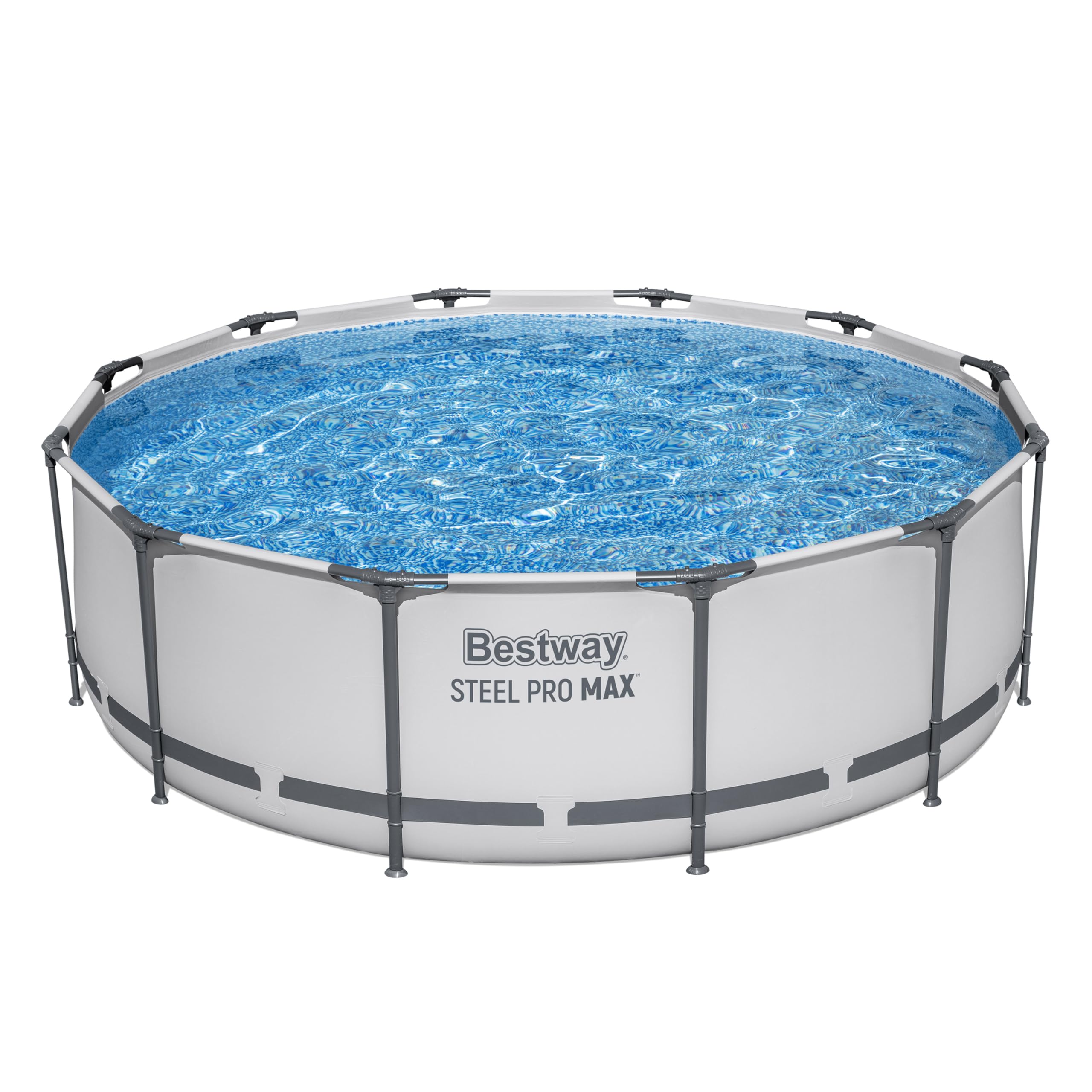 Bestway Steel Pro MAX Aufstellpool-Set mit Filterpumpe Ø 366 x 100 cm, rund