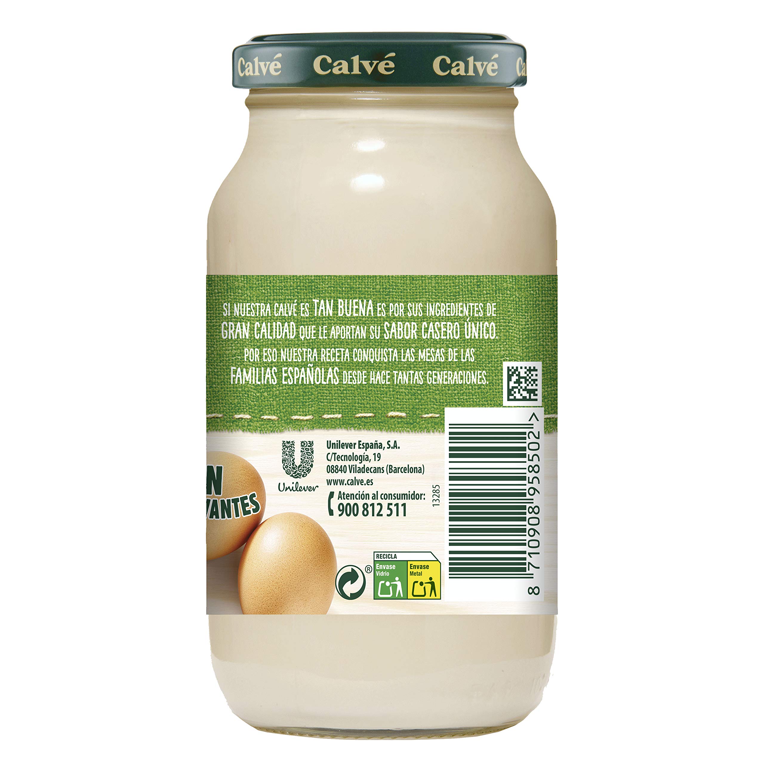 Mayonesa casera Calvé frasco 430 ml — view 6