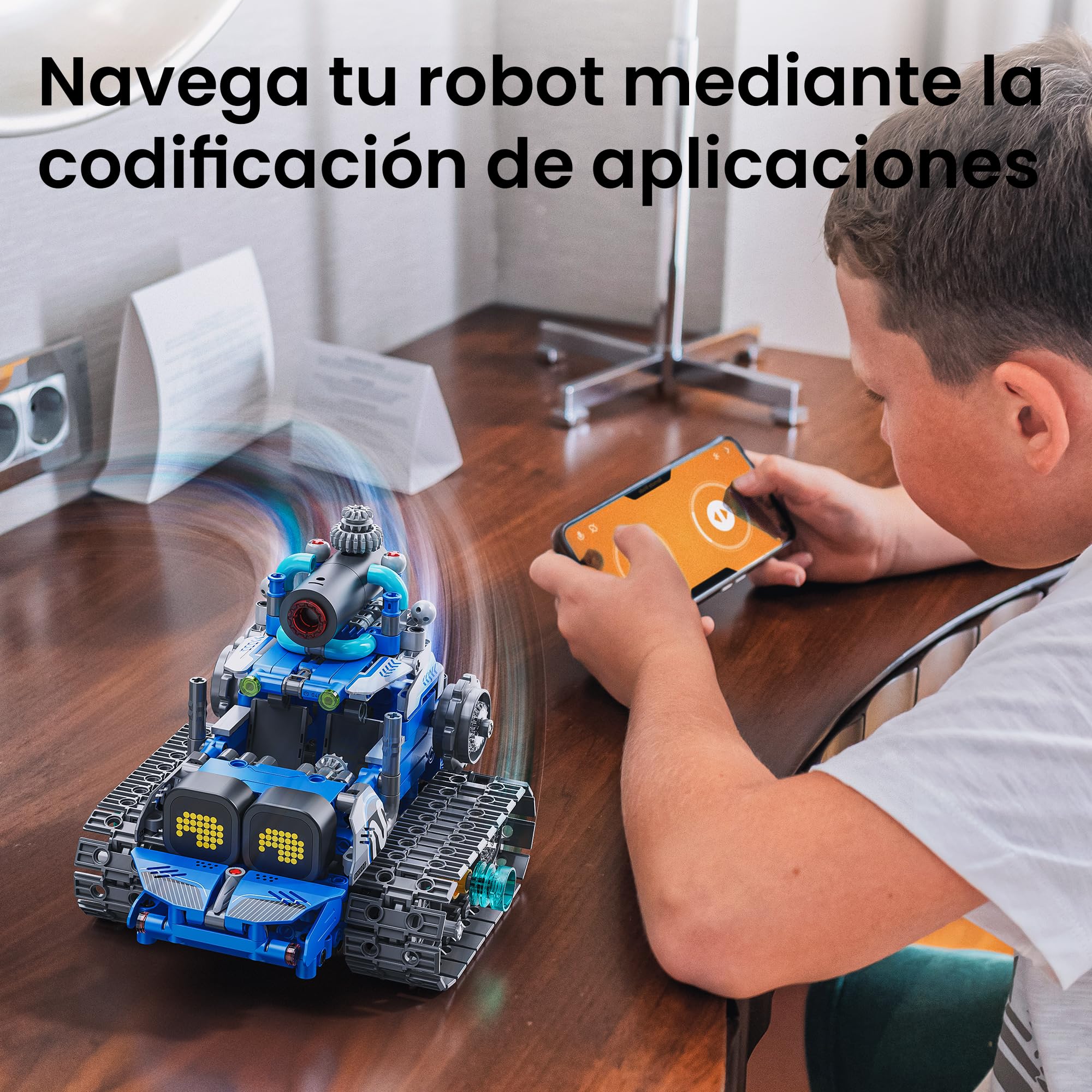 Sillbird Kit de Construcción de Robots Programable para Niños de 8-13 Años | 5 en 1 Kit Robotica con App y Control Remoto, Regalo Ideal para Cumpleaños y Navidad, 596 Piezas