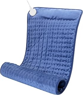Heating Pad for Back Pain, Heating Pads for Cramps with 6 Heat Settings, Heat Pad for Arms and Knee, Menstrual Cramp Relief, Timer Auto Shut Off