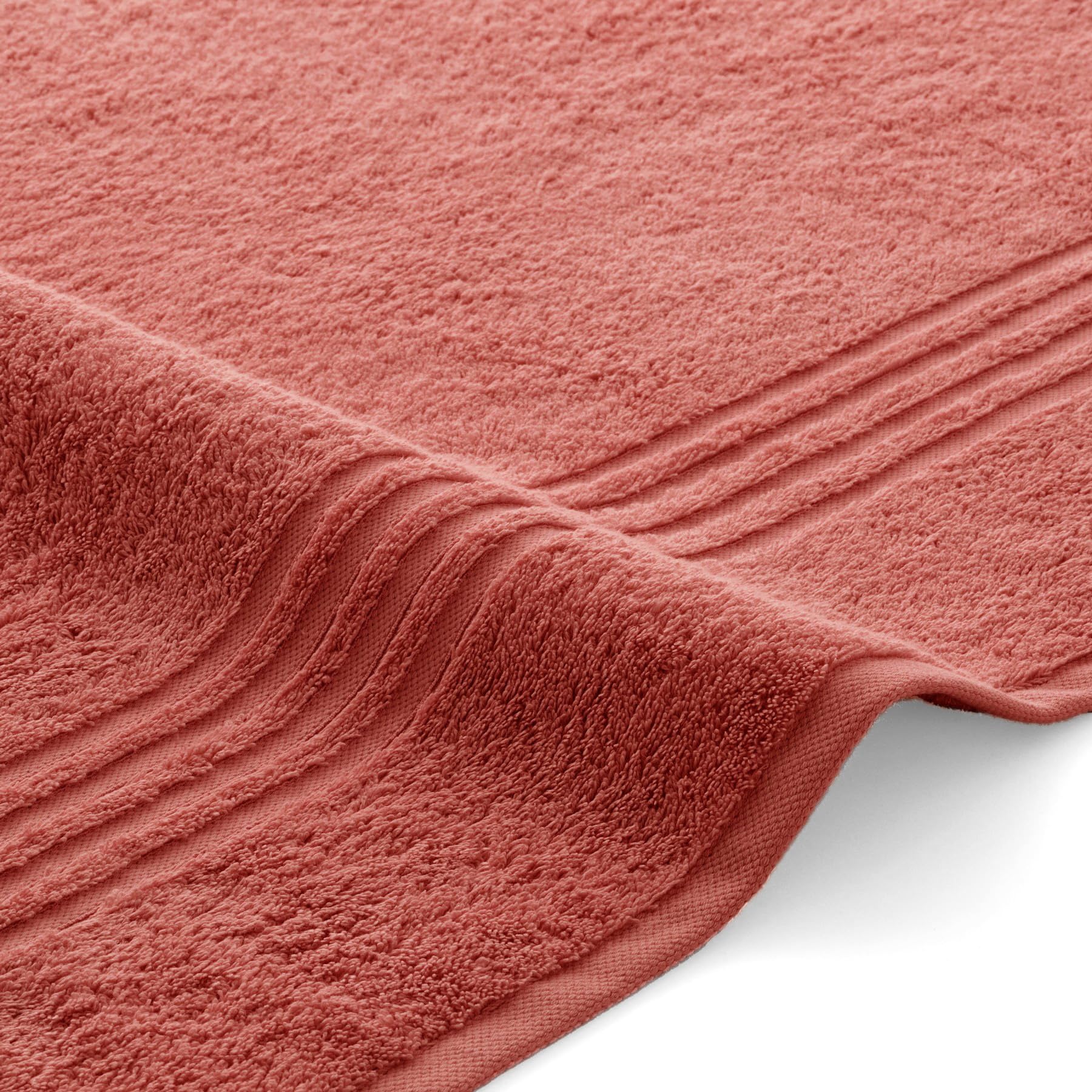 BOHEME | Toalla de Baño Premium 700 g/m² | Terracota | 100x150 cm | 100% Algodón Suave y Absorbente| Secado Rápido | Lavables a Máquina | Ideales para Uso Diario