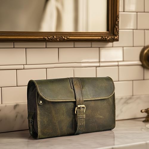 Miniatura 7 de LEATHER VILLAGE DOPP-3, Marrón (Mud Brown) Marrón (Mud Brown),Marrón,Mora marrón,https://www.amazon.com/dp/undefined