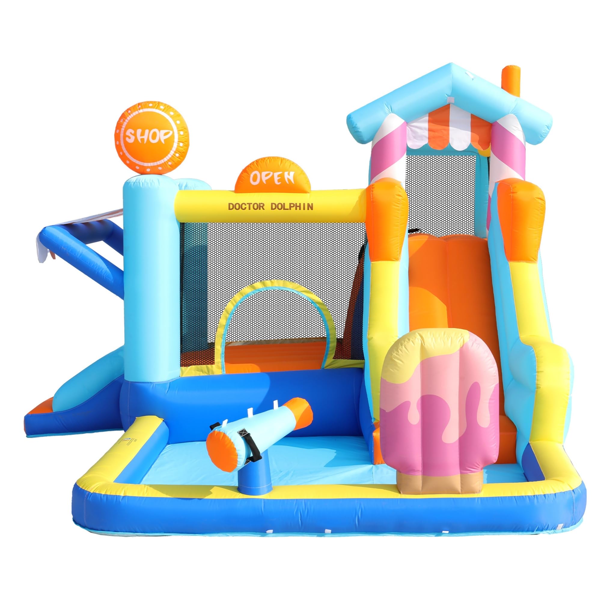 エアートランポリン　ボール　エアー遊具　スペースパウンダ　ゾービング　巨大　球体 Amazon.co.jp: SOFTSEA エアートランポリン 大型遊具