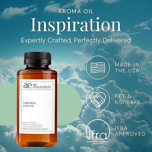 Miniatura 2 de Inspiration Aceite aromático, mezcla de aceites esenciales para difusores y máquinas de aroma, cítricos y flores florecientes, aromaterapia,