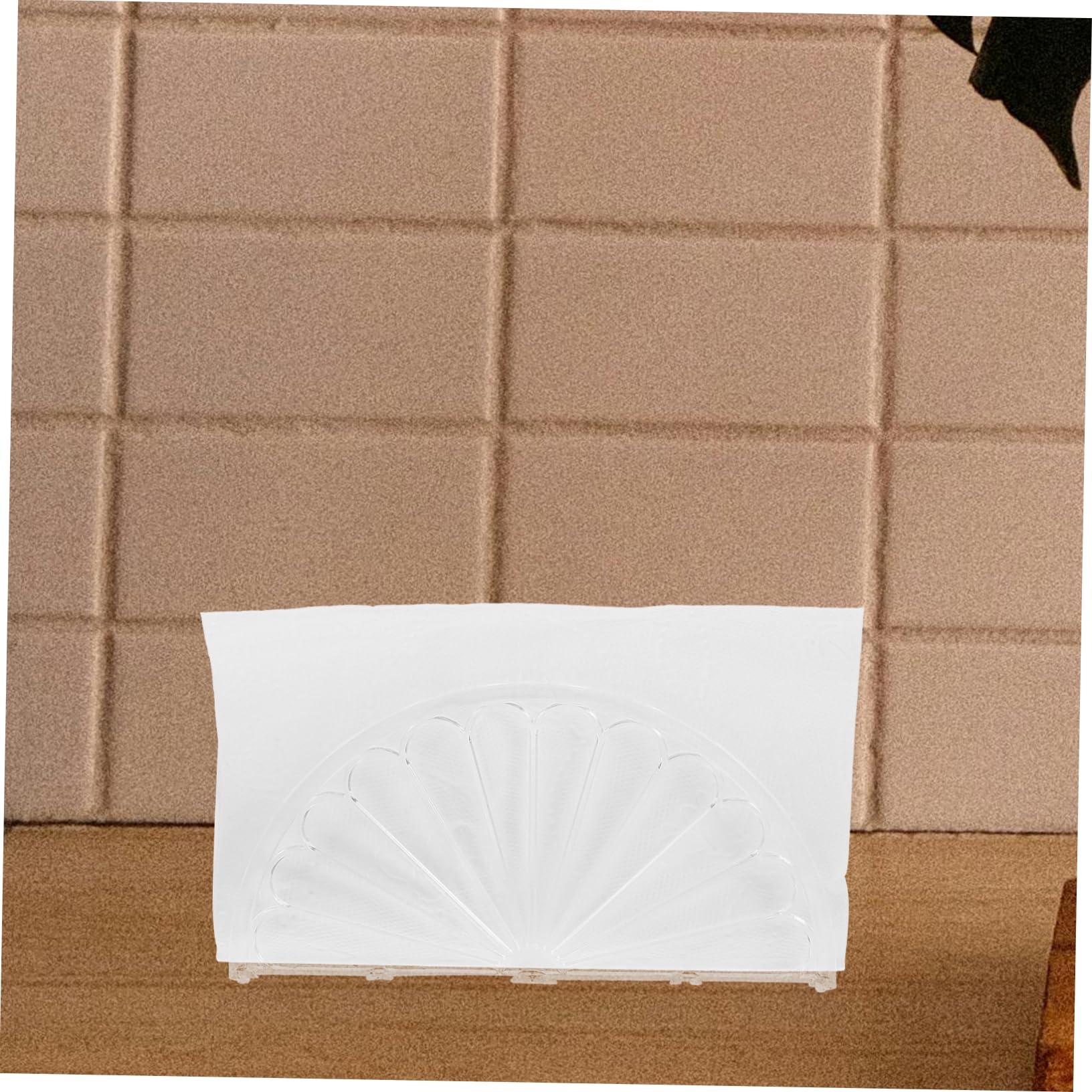 Semicircular Servilletero Ps Transparente 6 Piezas
