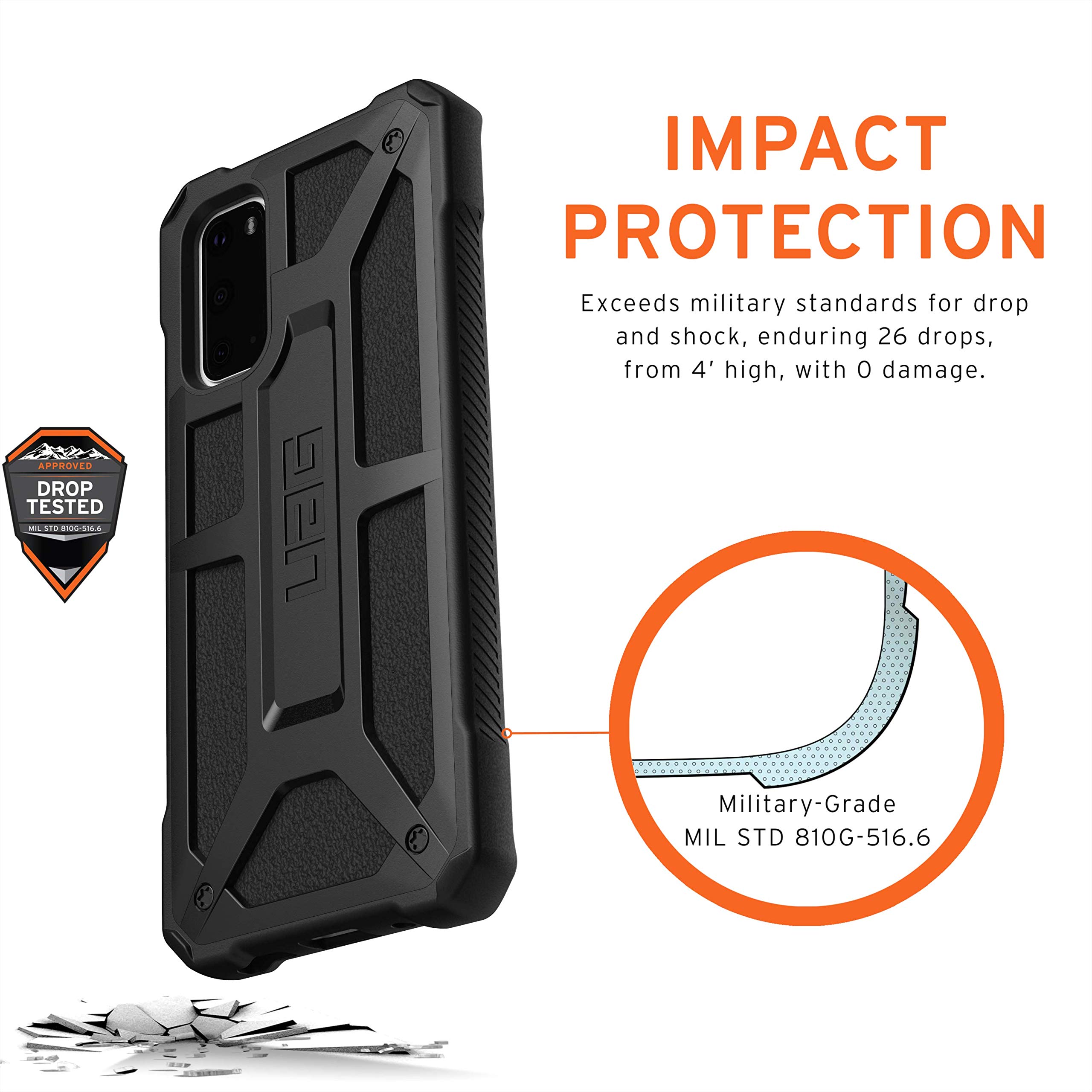 Amazon.com: URBAN ARMOR GEAR UAG Samsung Galaxy S20 Case [6.2-inch