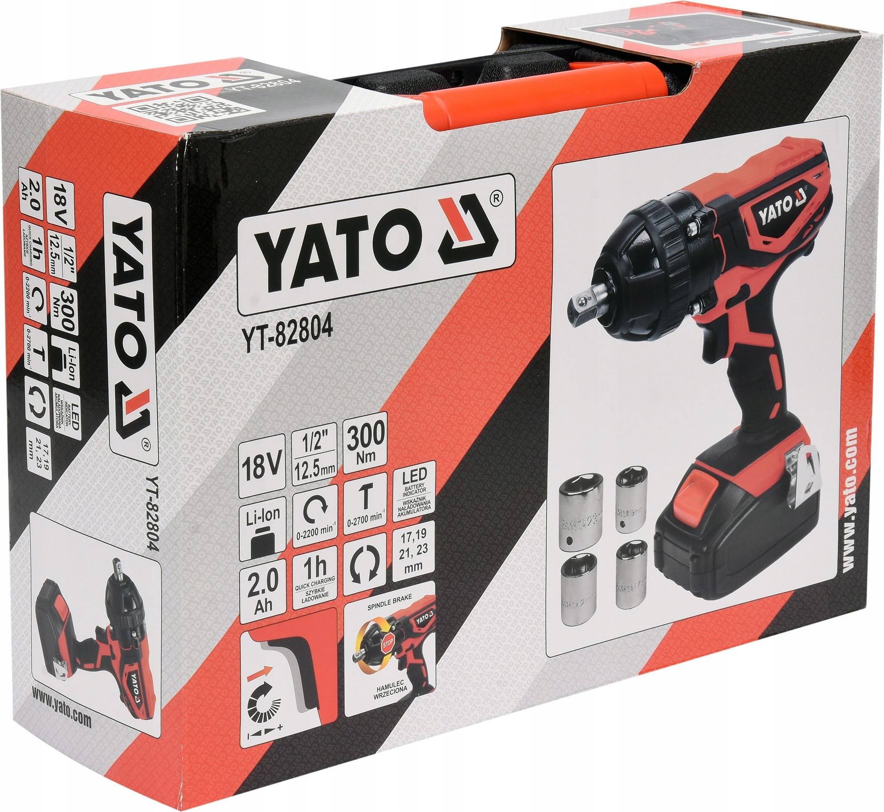YATO YT-82804 Clé à choc Batterie