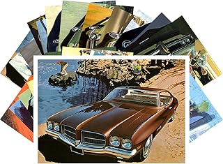 Vintage PostCards 24 pcs Vintage Classic Cars Advert Poster notecard