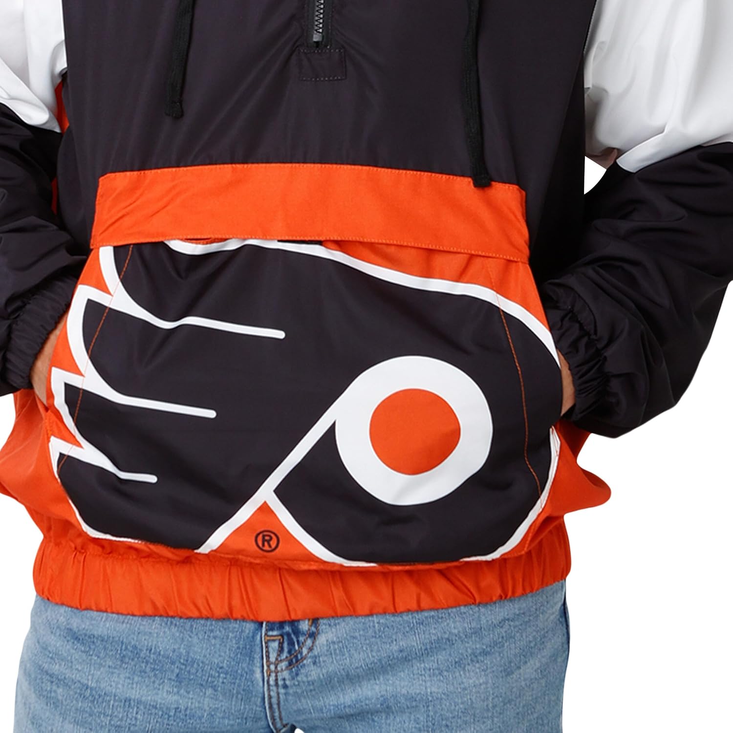 FOCO NHL mens Nhl Team Logo Warm-up Windbreaker Jacket - Image 4