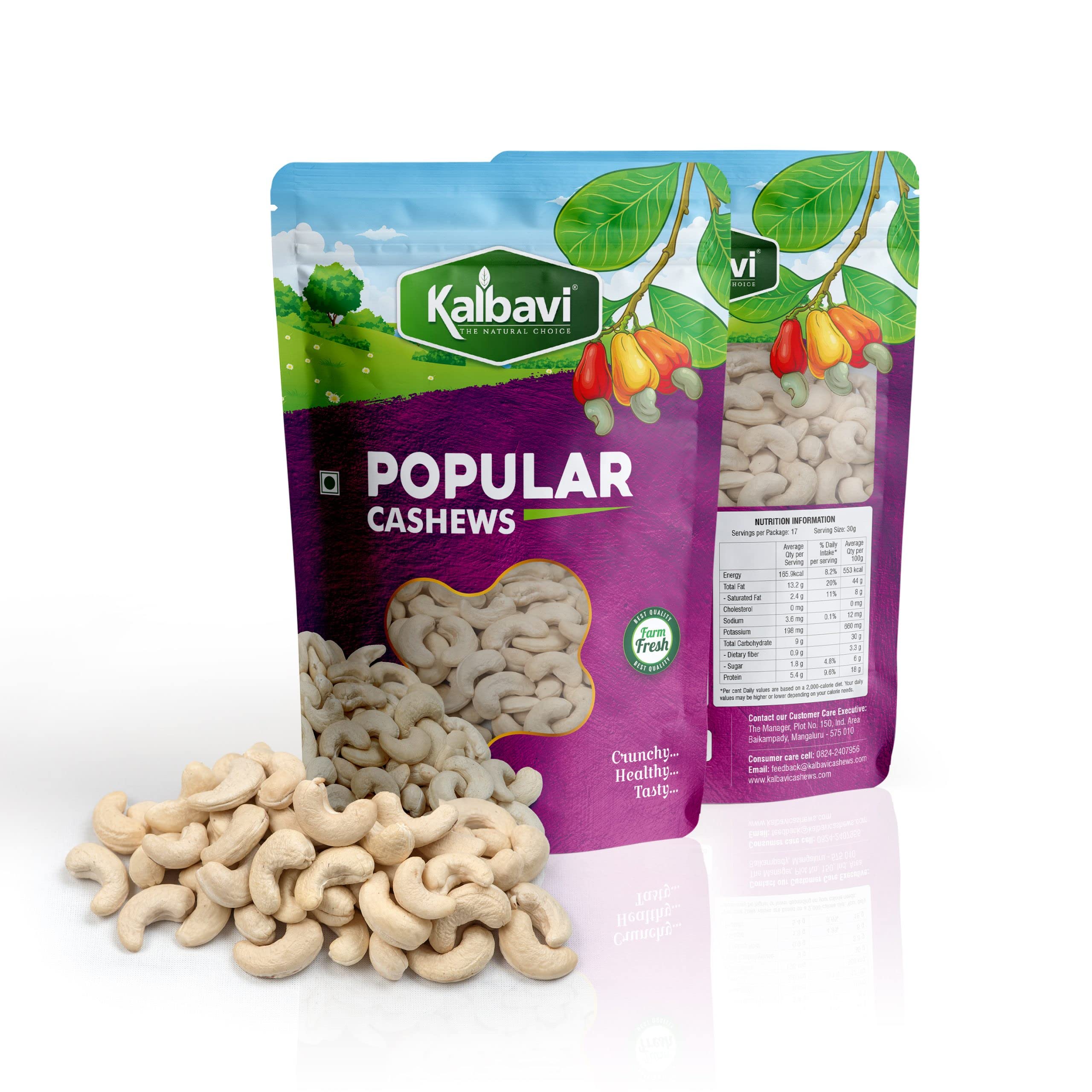 Kalbavi Cashews Popular, 500 g Cashews (B0C49GX4KH) Amazon Price History, Amazon Price Tracker