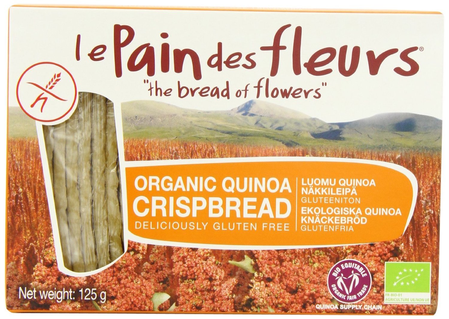 (Pack Of 10) - Organic Quinoa Crispbread | LE PAIN DES FLEURS