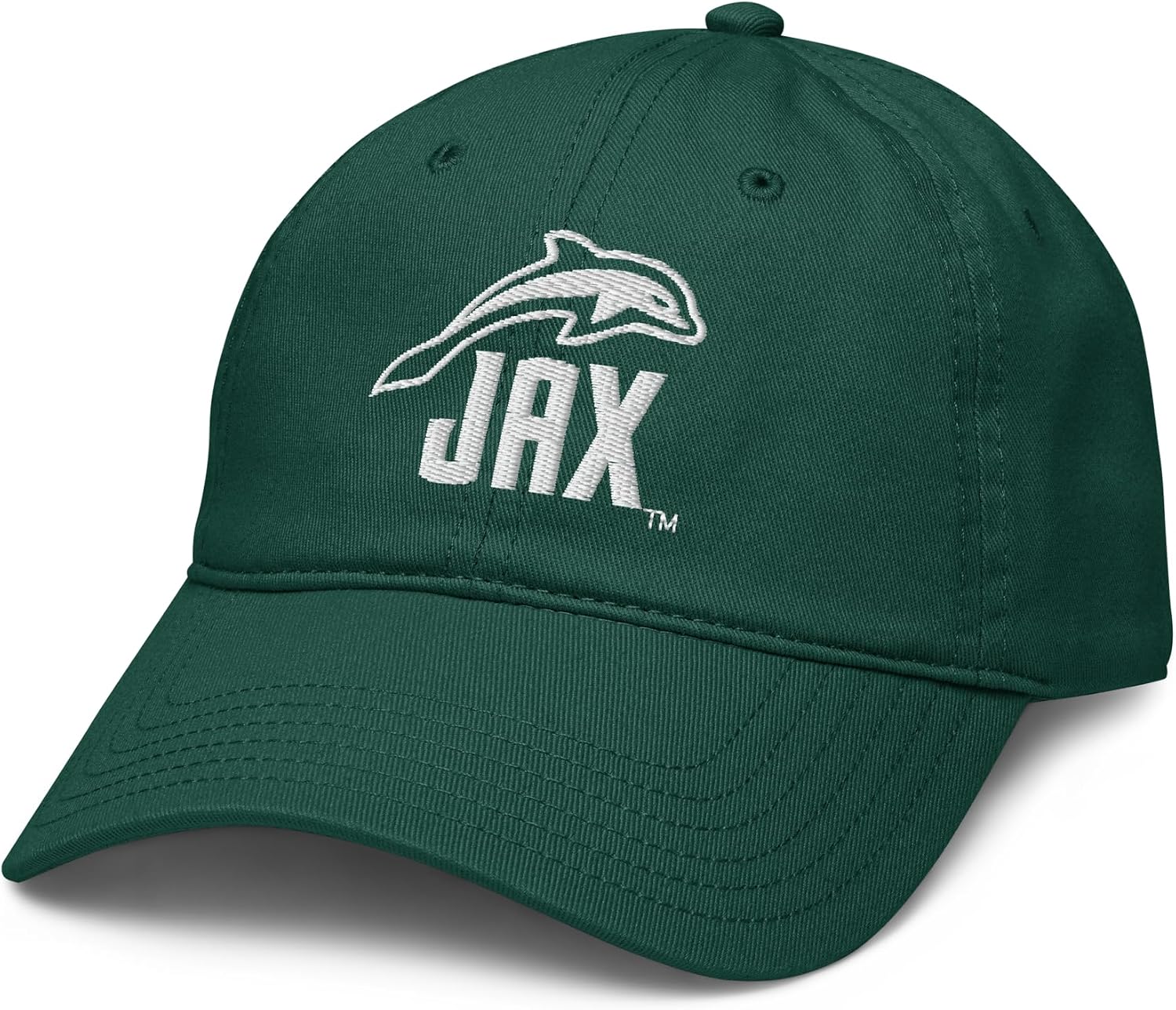 Jacksonville Dolphins Icon Green Officially Licensed Adjustable Baseball Hat