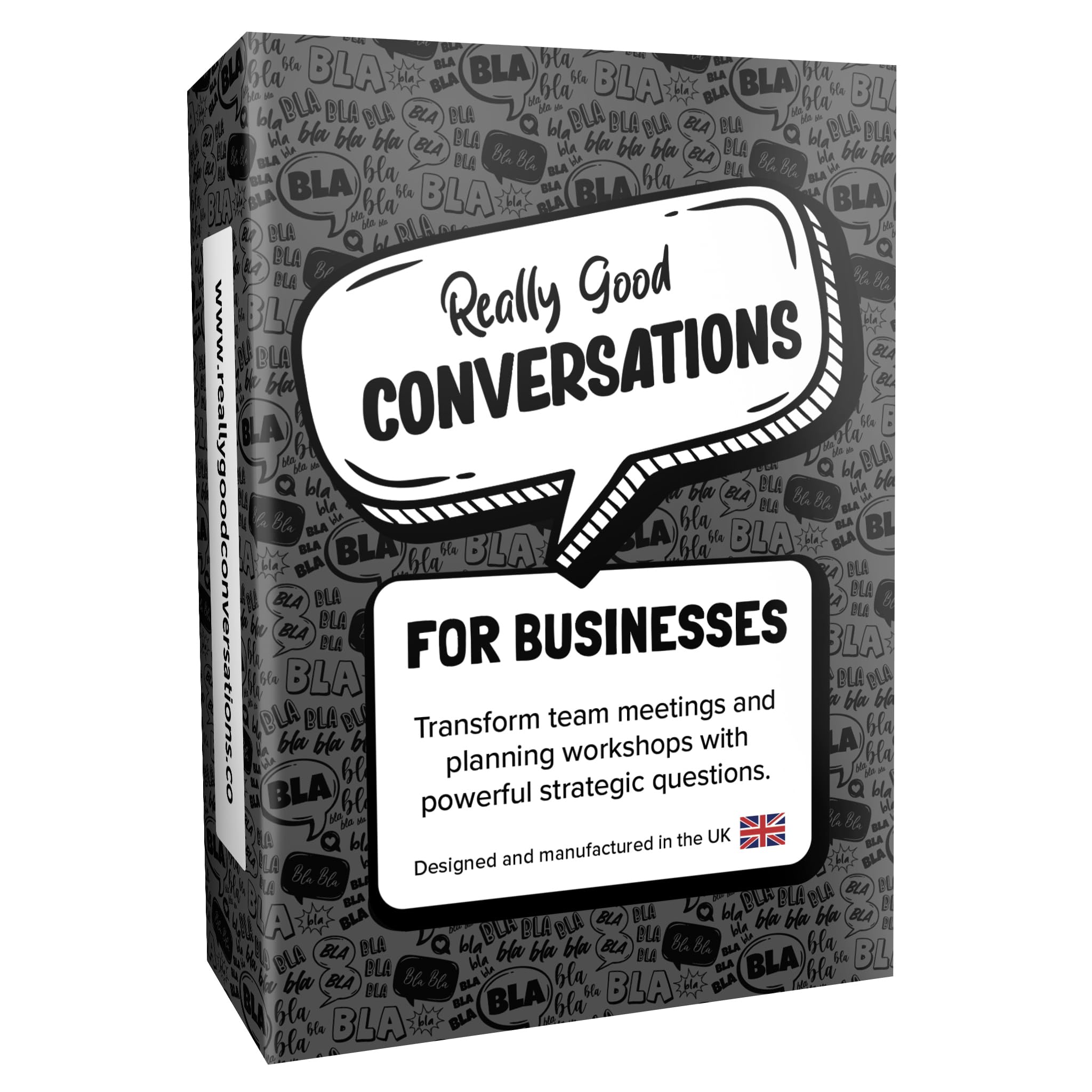 Really Good Conversations for Businesses - UK Made, Strategic Conversation Deck for Business Owners, Breakthrough ideas, Start Ups, Team Building, Workshops, Off-site meetings, Powerful Questions — image 1
