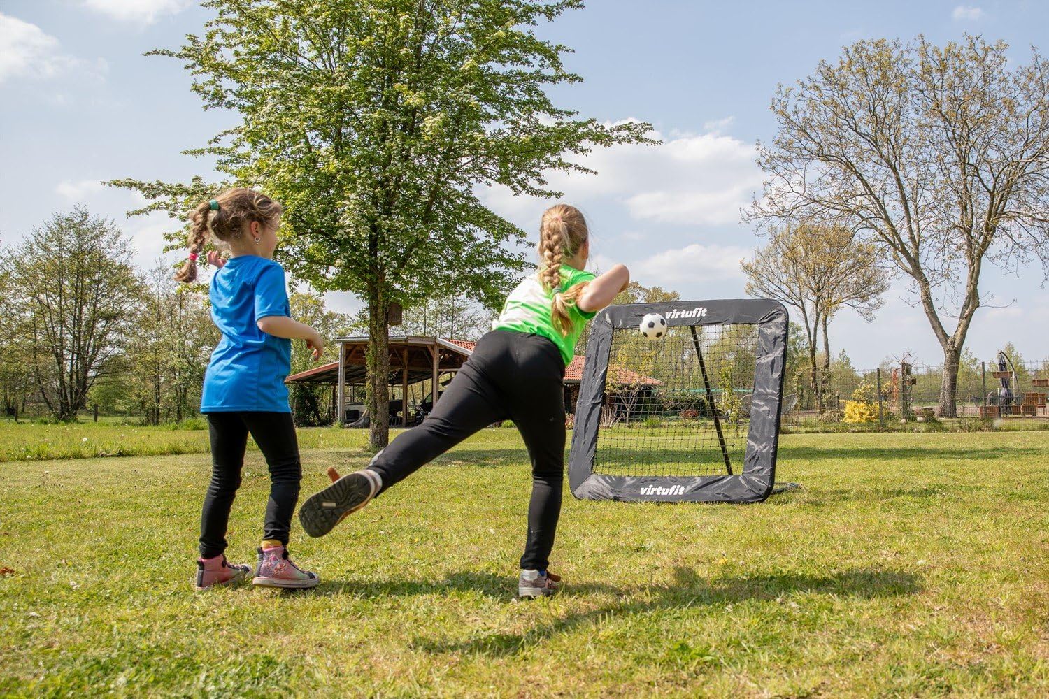 VirtuFit Rebounder réglable Pro - Kickback - 124 x 124 cm