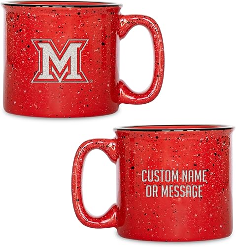 Miniatura 471 de Rico Industries NCAA Utah Utes - Taza de café personalizada de 12 onzas con logotipo grabado con láser profundo, taza de cerámica para acampar con