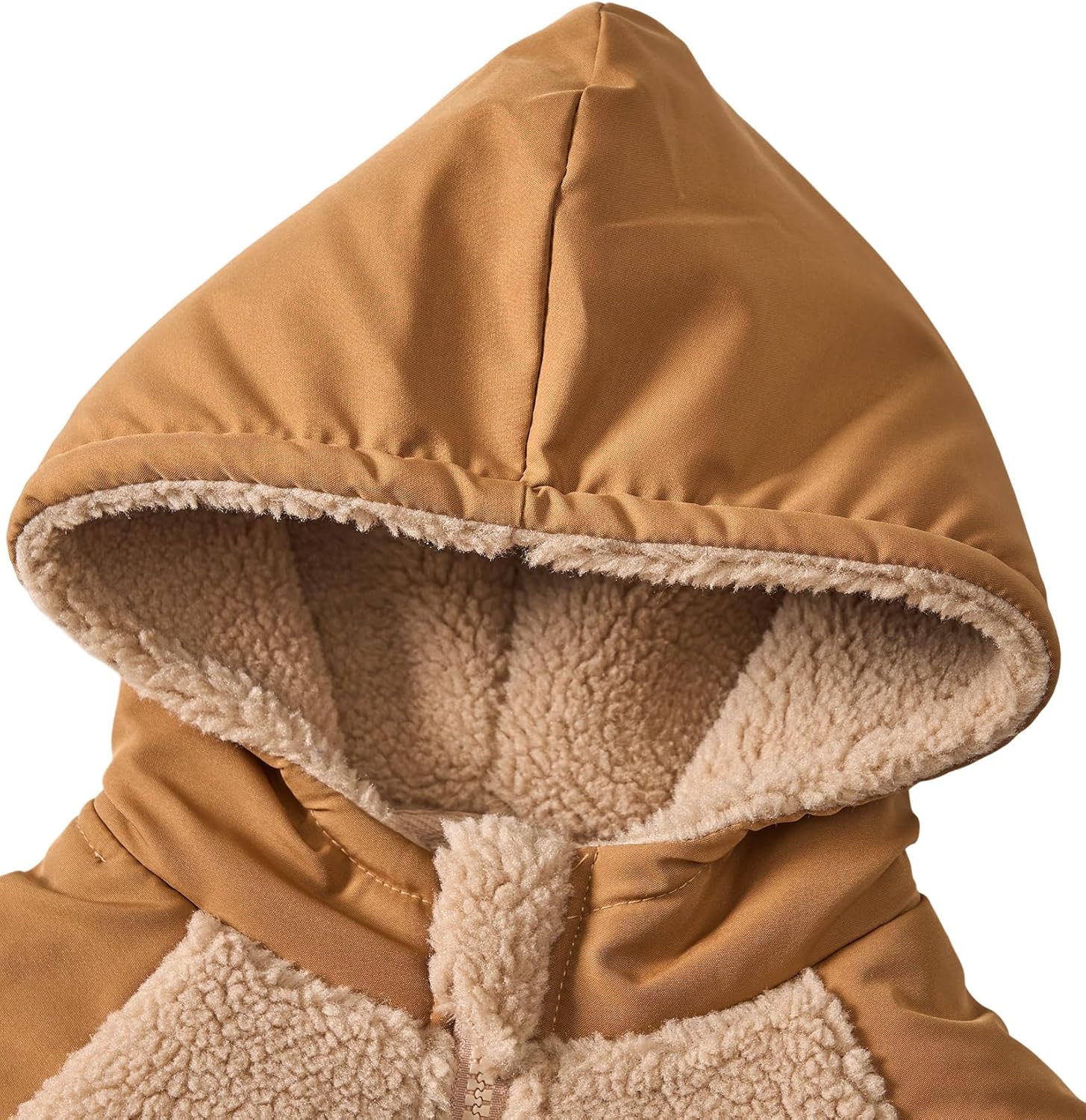 Toddler Boys Fleece Fuzzy Warm Jacket Zipper Front Side Pockets Winter Clothes Coat for 2T, 3T, 4T, 5T - Image 5